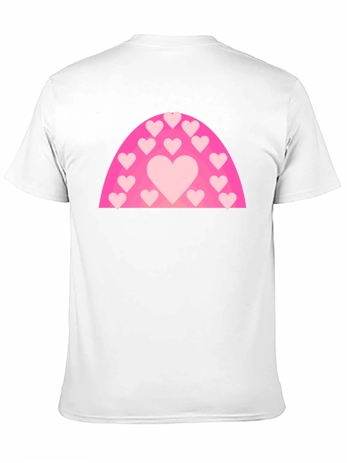 Heart Rainbow Graphic T-Shirt - Black