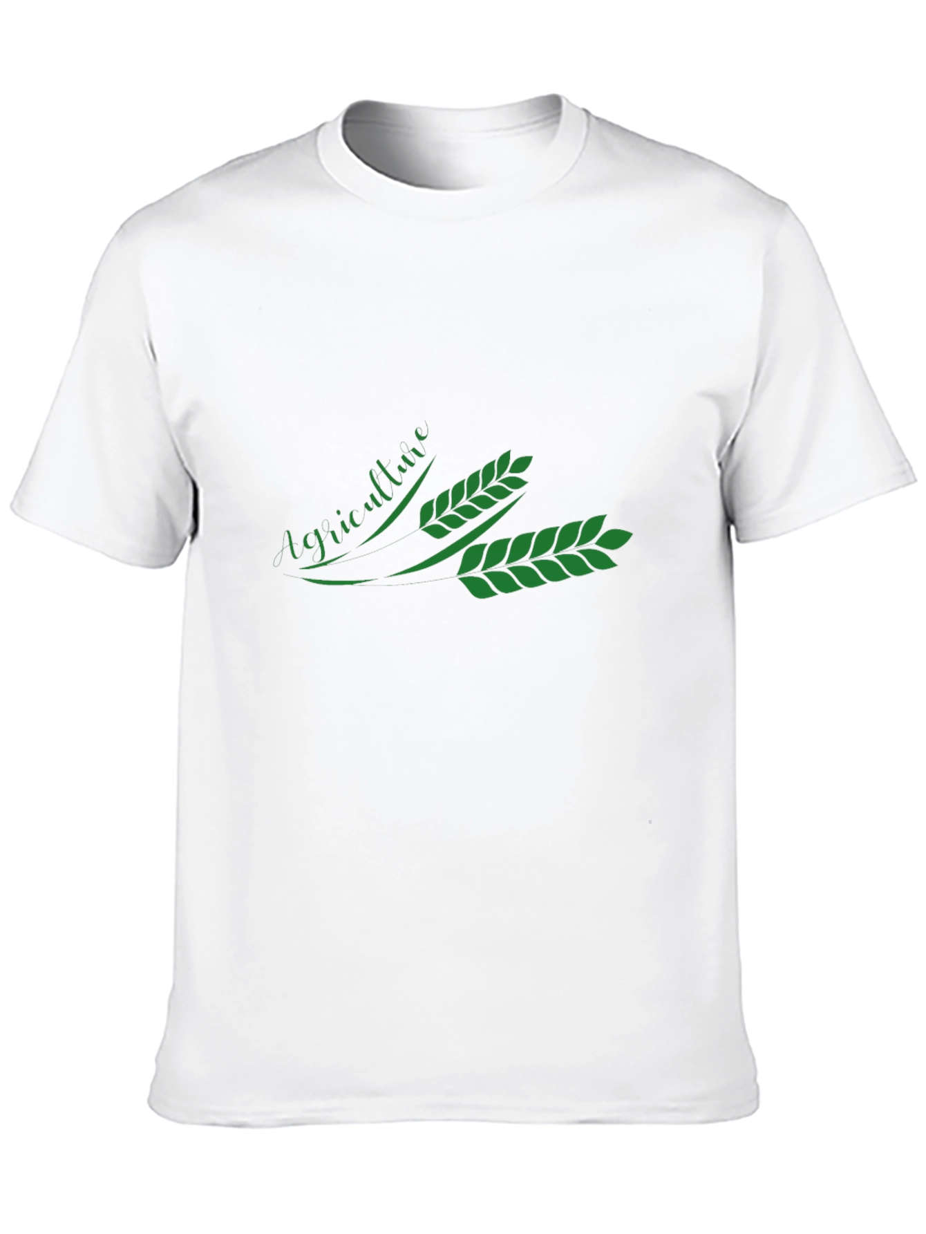 Agriculture Graphic Tee - Black Cotton T-Shirt