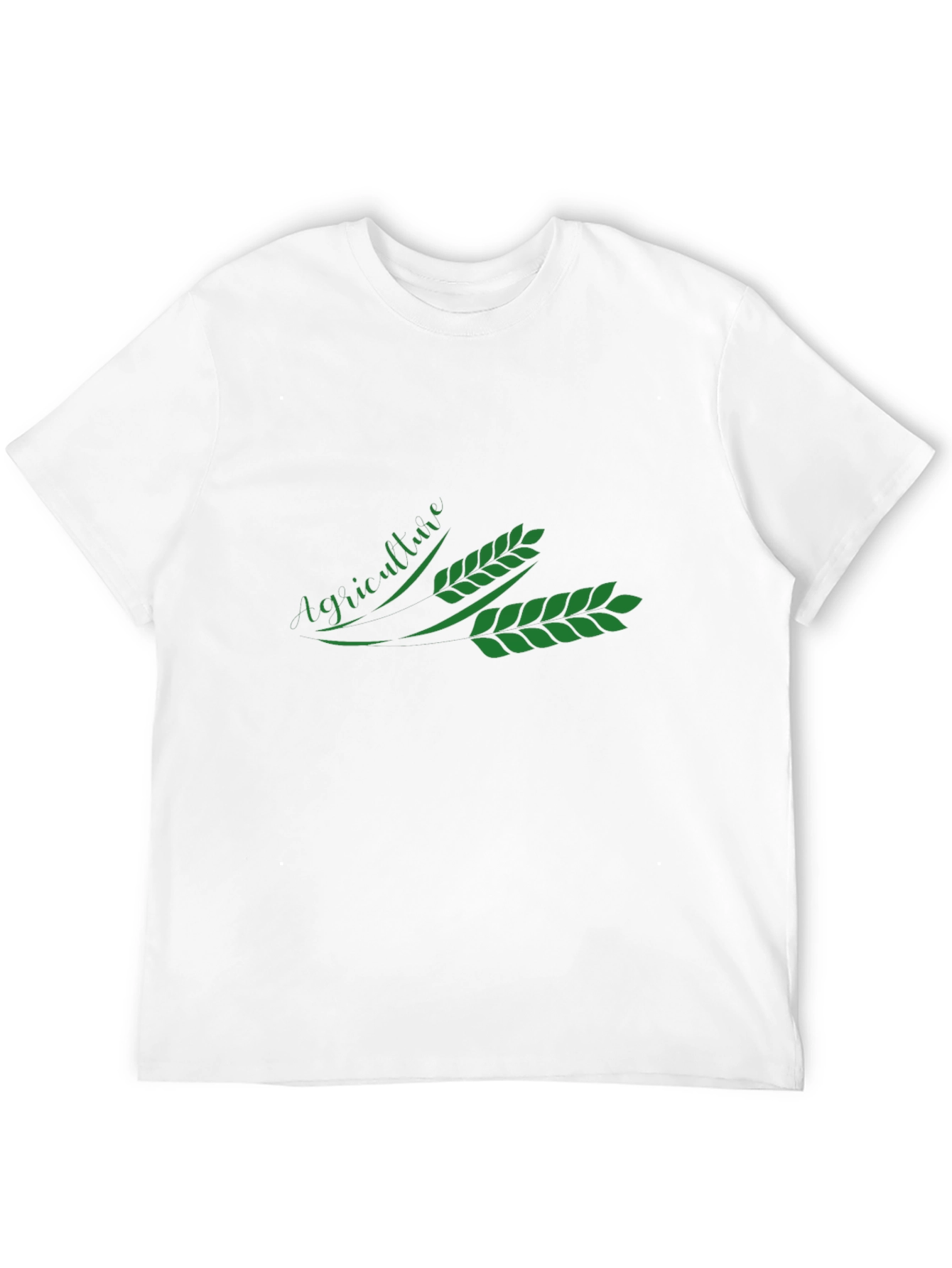Agriculture Graphic Tee - Black Cotton T-Shirt