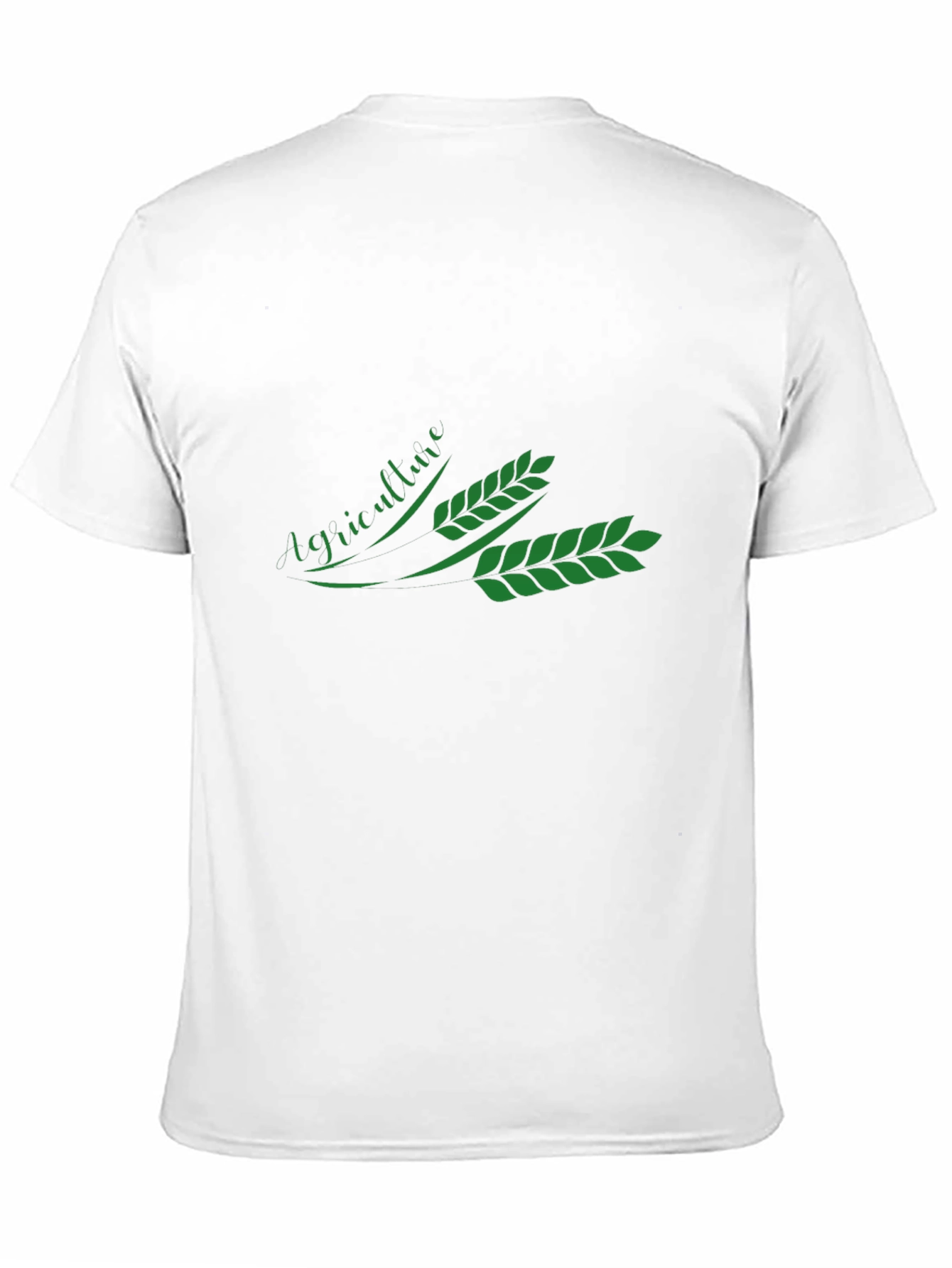Agriculture Graphic Tee - Black Cotton T-Shirt