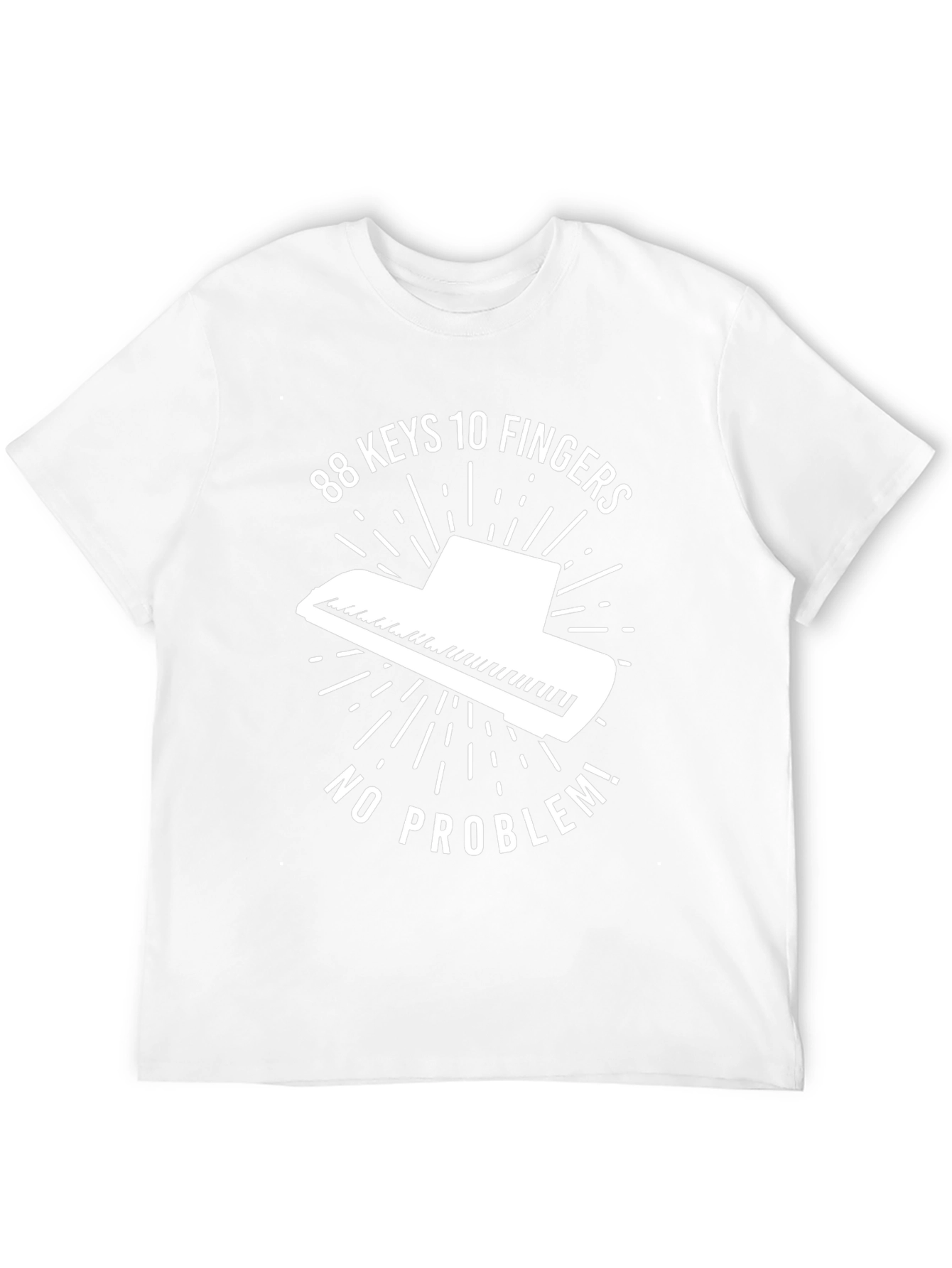 88 Keys Piano Graphic Tee - Music Lovers T-Shirt
