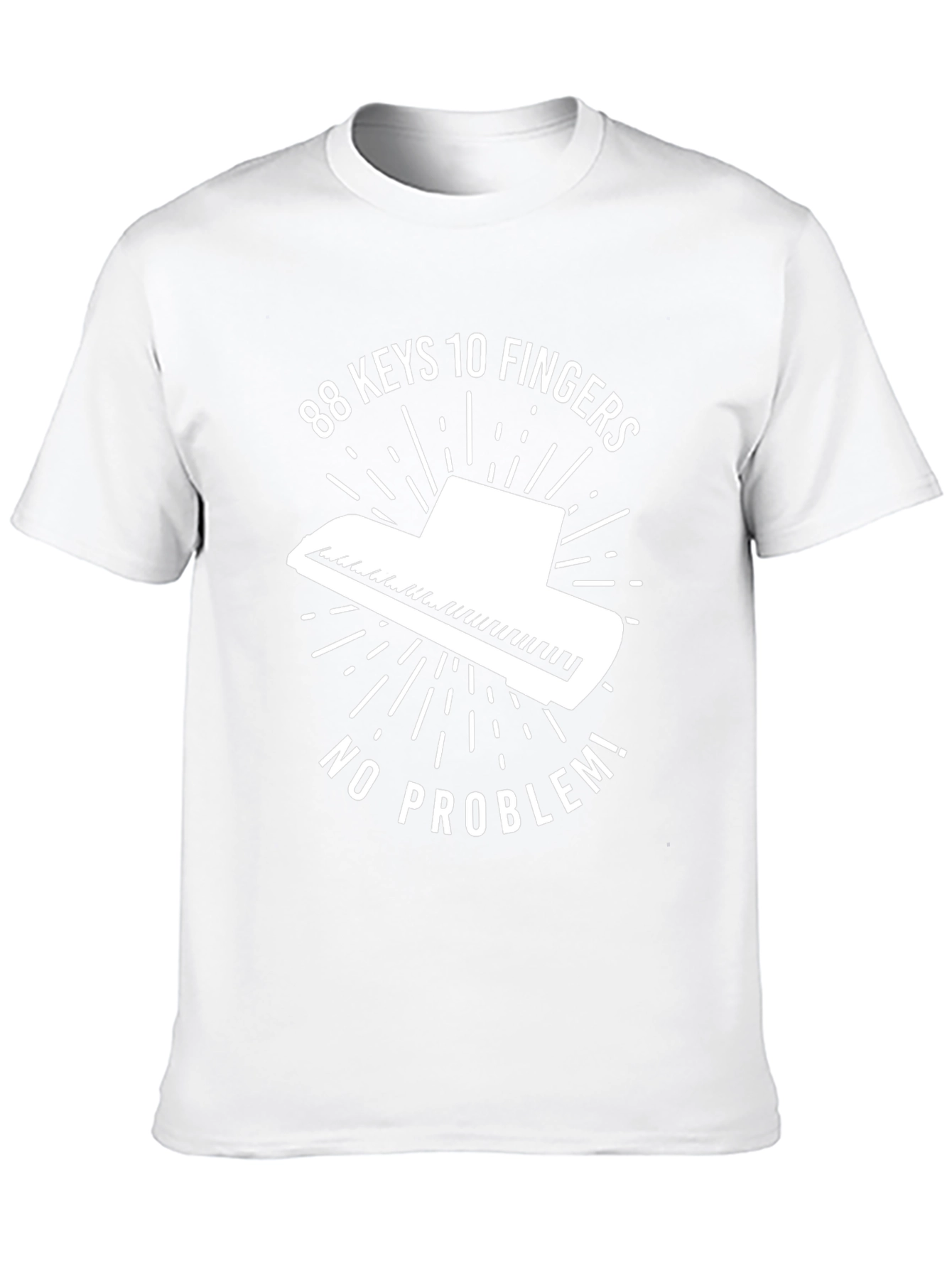 88 Keys Piano Graphic Tee - Music Lovers T-Shirt
