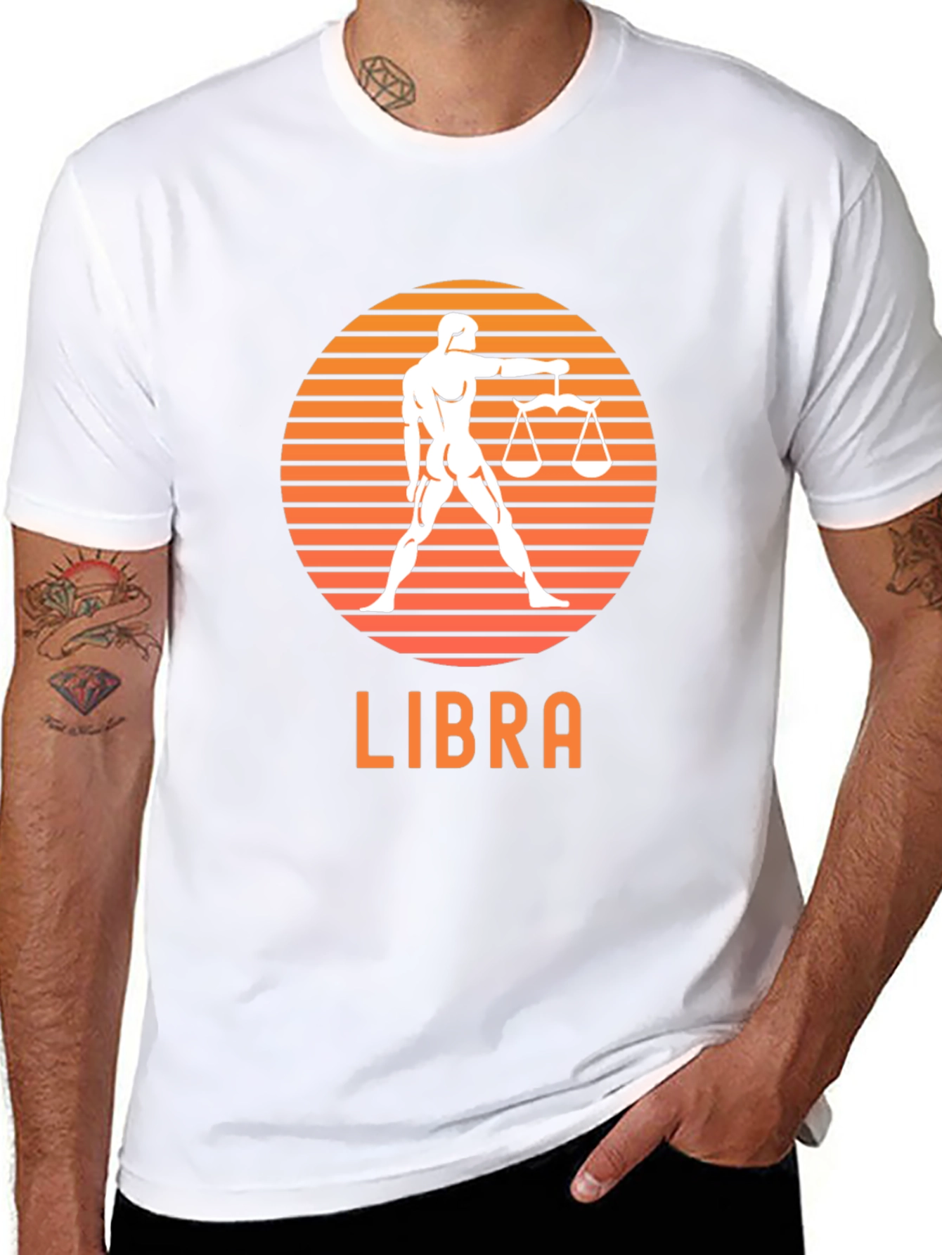Libra Zodiac Graphic T-Shirt - Stylish Astrology Tee