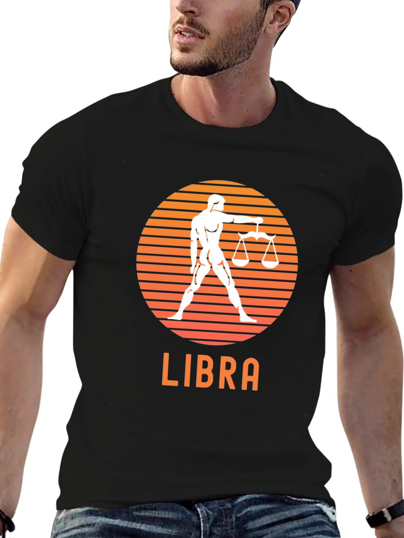 Libra Zodiac Graphic T-Shirt - Stylish Astrology Tee