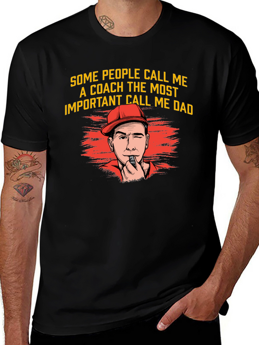 Coach Dad T-Shirt - Funny Fathers Day Tee