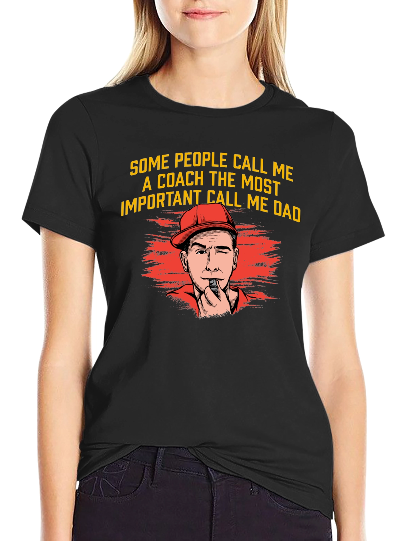 Coach Dad T-Shirt - Funny Fathers Day Tee