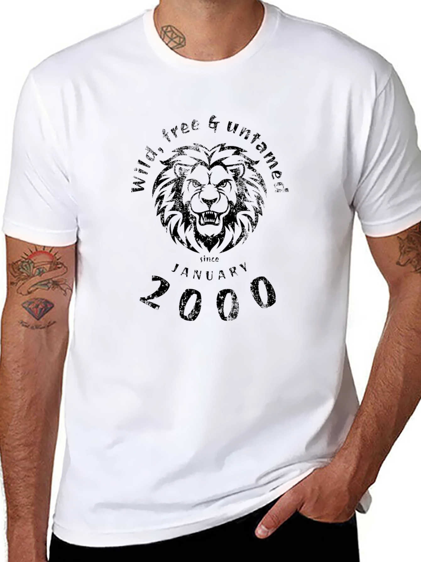 Wild & Untamed Lion Graphic Tee