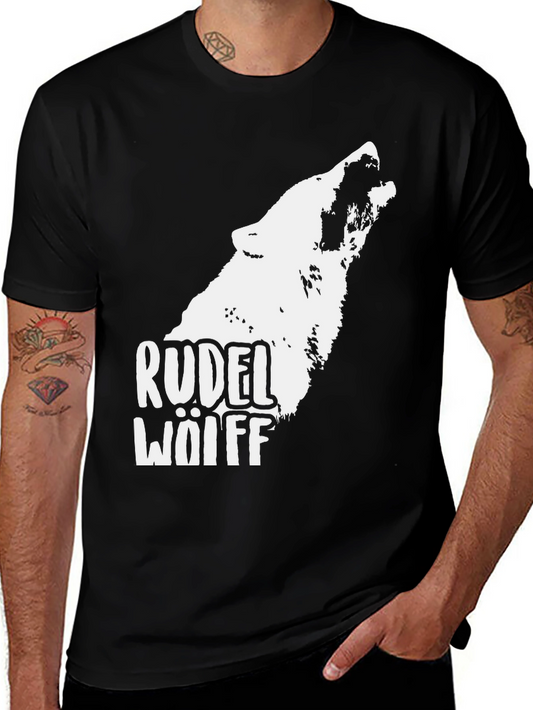 Rudel Wolff Graphic T-Shirt - Black Wolf Pack Tee