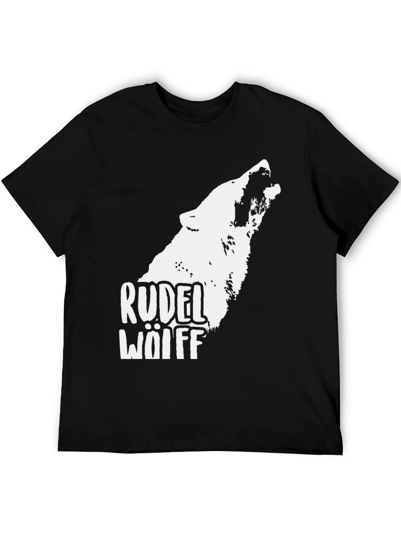 Rudel Wolff Graphic T-Shirt - Black Wolf Pack Tee