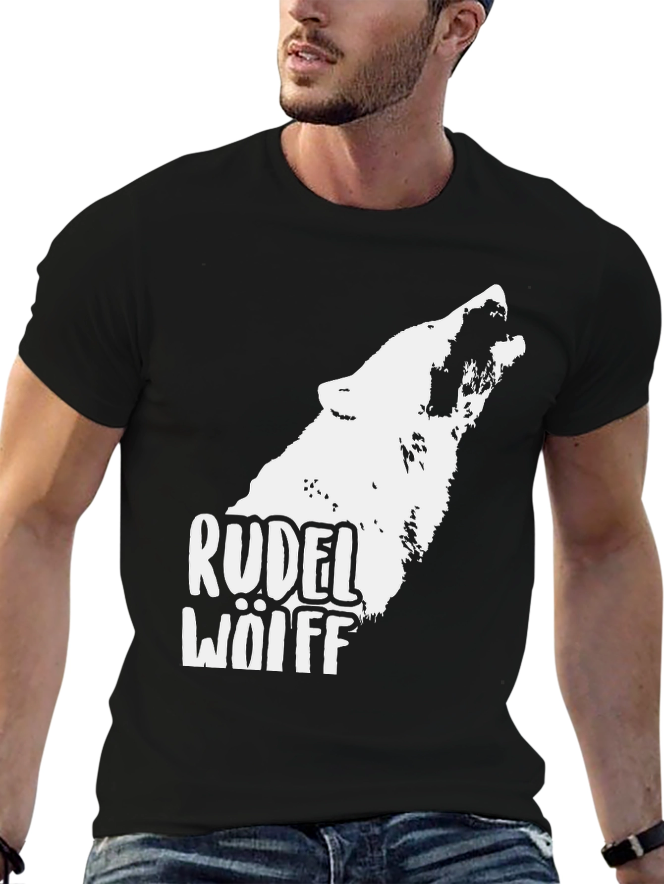 Rudel Wolff Graphic T-Shirt - Black Wolf Pack Tee