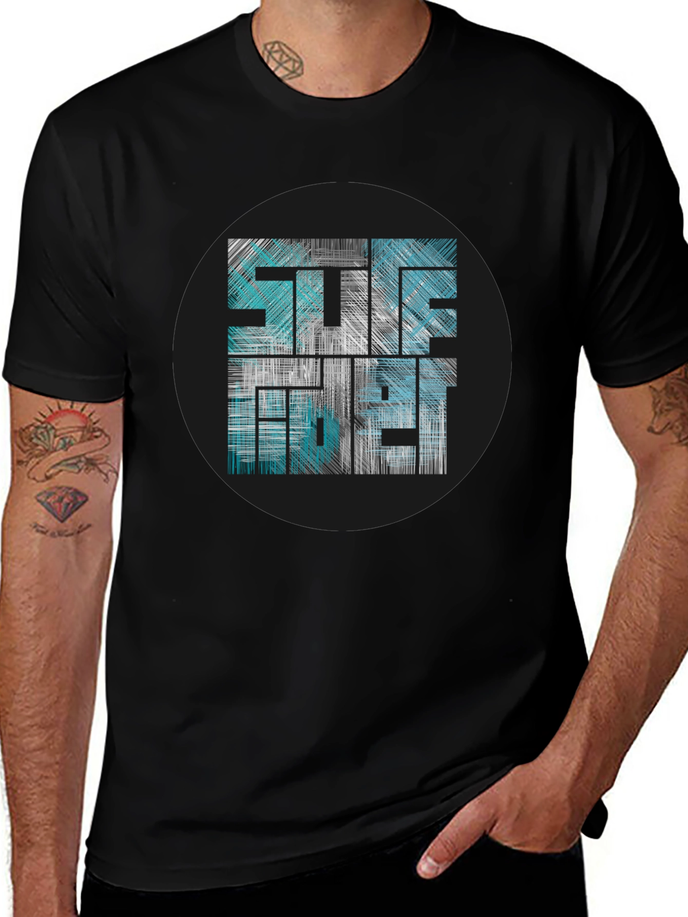 Stylish Graphic Tee - Surf Vibes