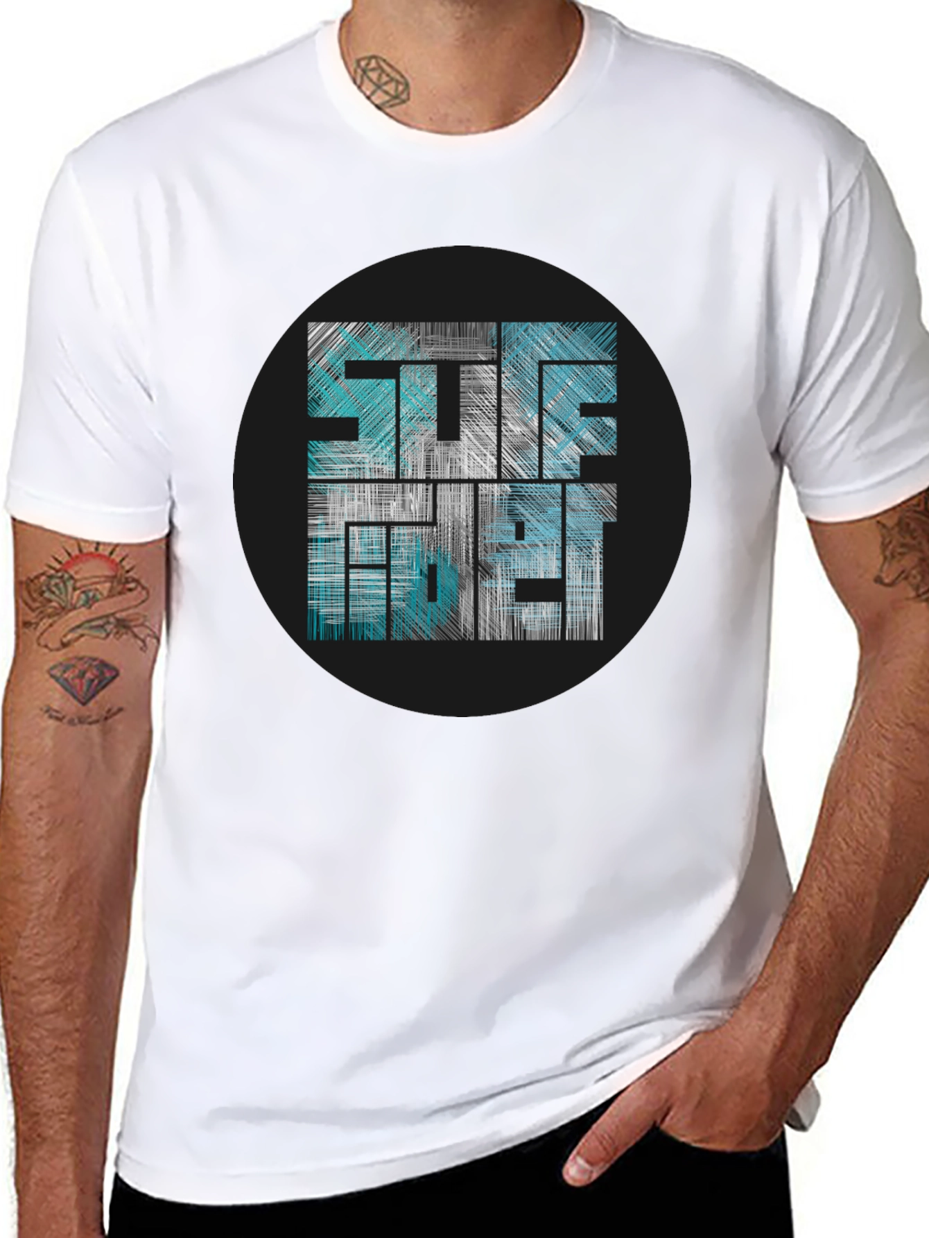 Stylish Graphic Tee - Surf Vibes