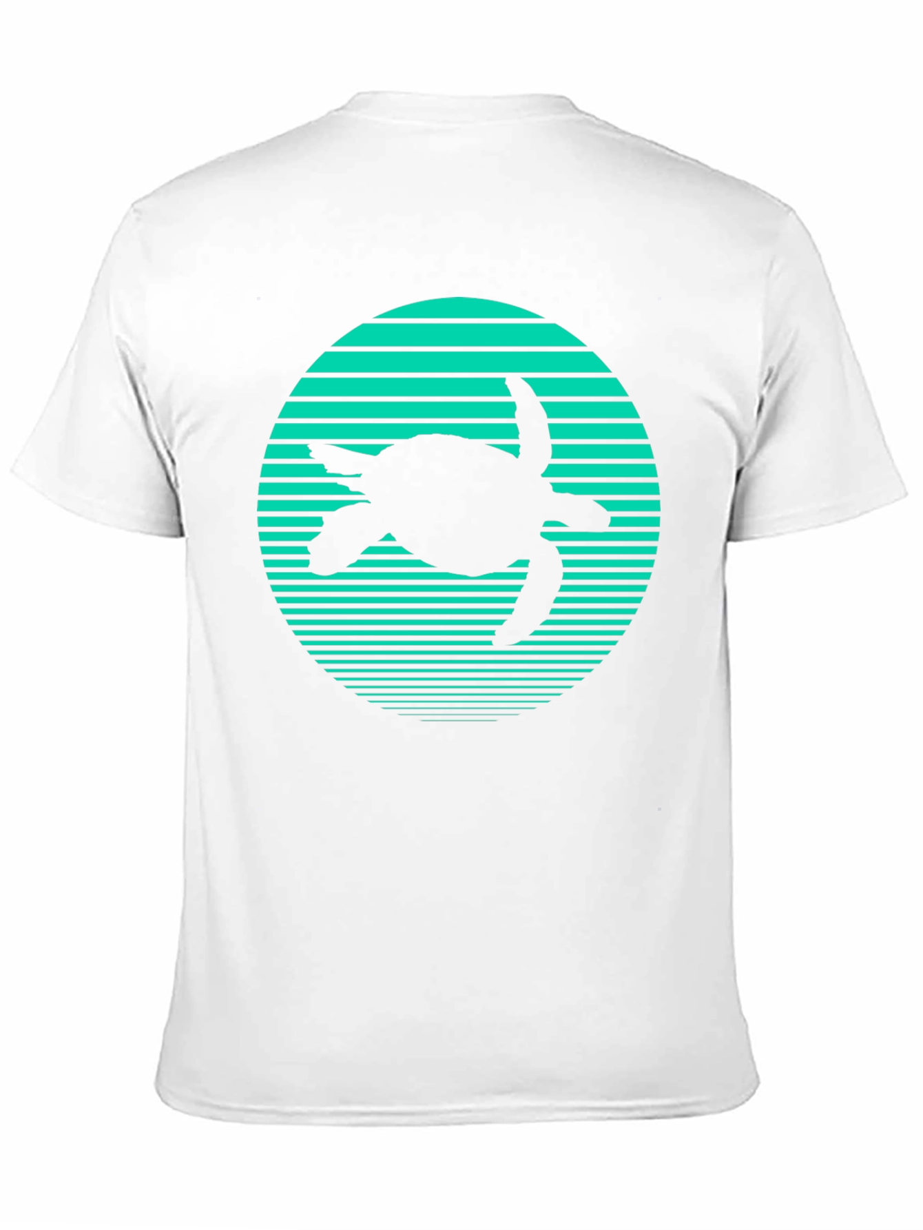Turtle Silhouette Graphic T-Shirt
