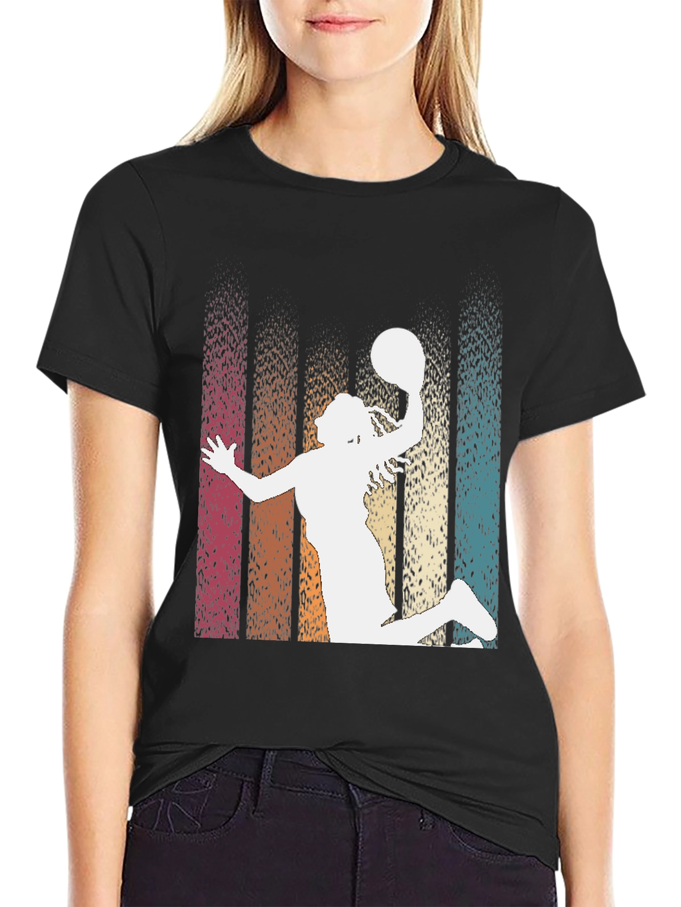 Retro Basketball Graphic Tee