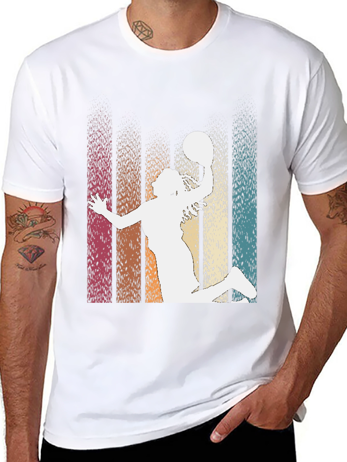 Retro Basketball Graphic Tee