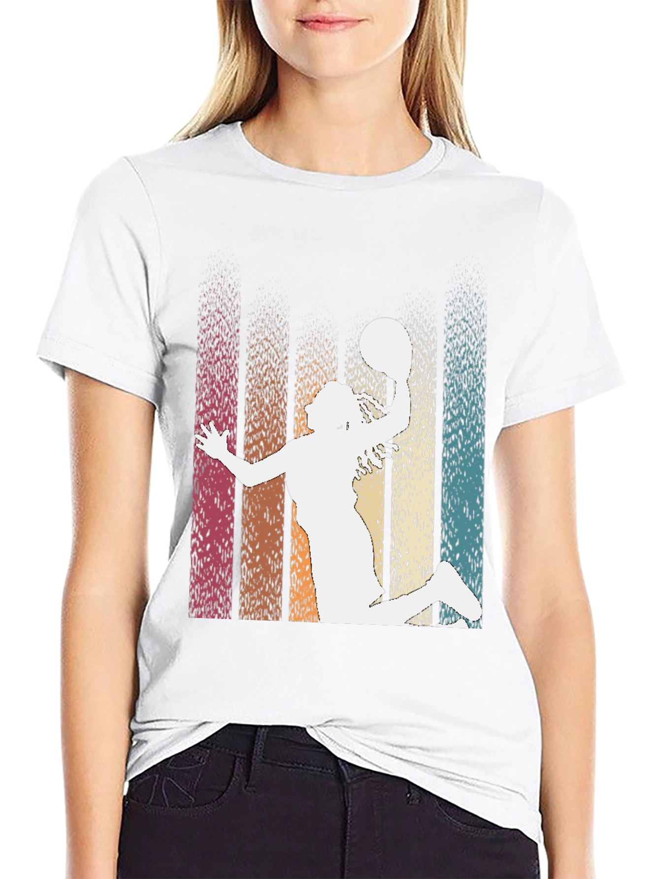 Retro Basketball Graphic Tee