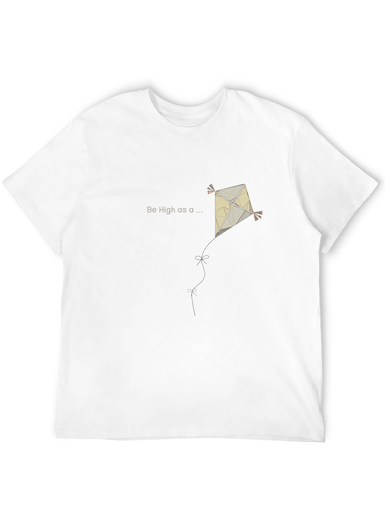 High as a Kite Black T-Shirt