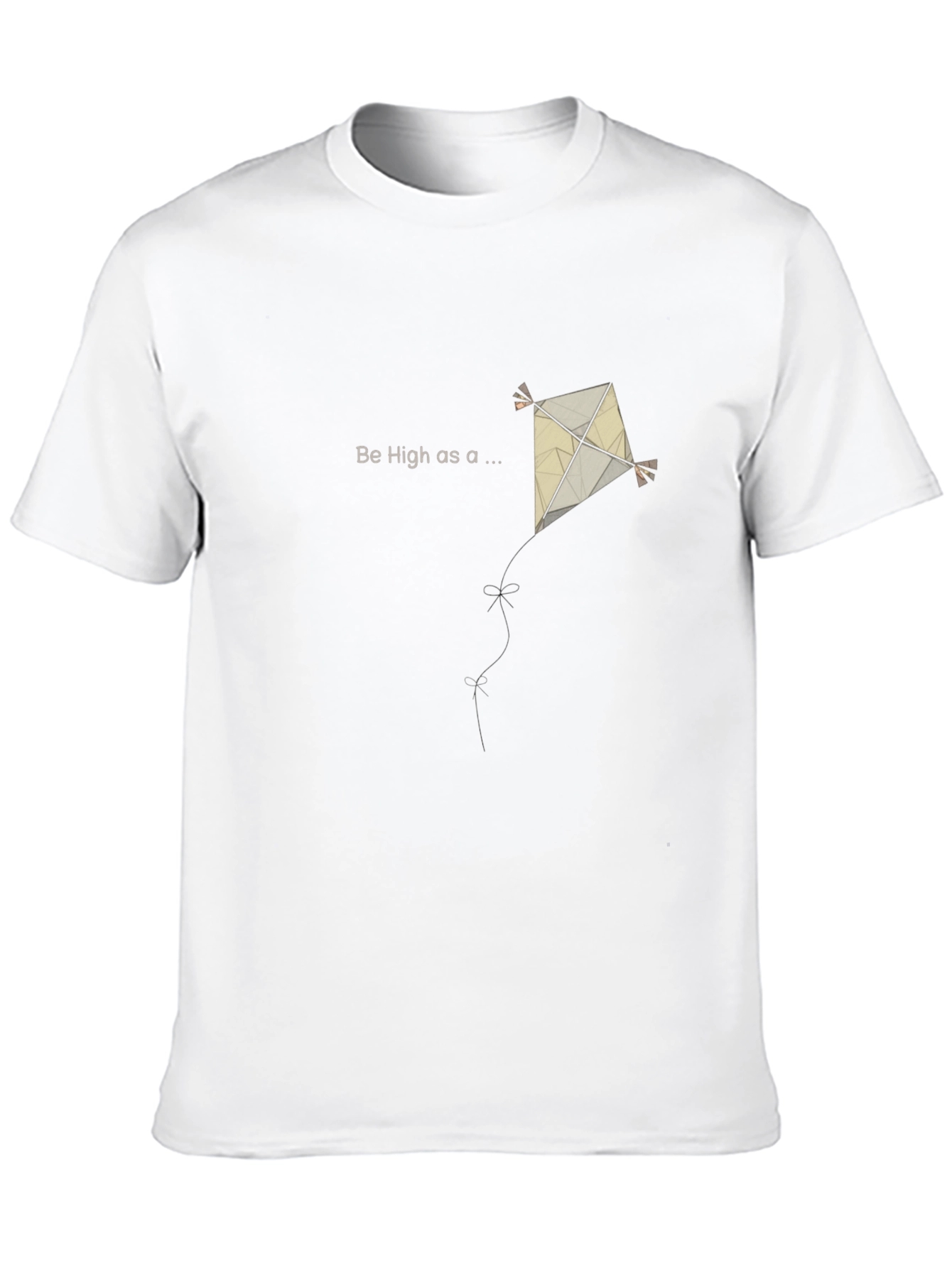 High as a Kite Black T-Shirt