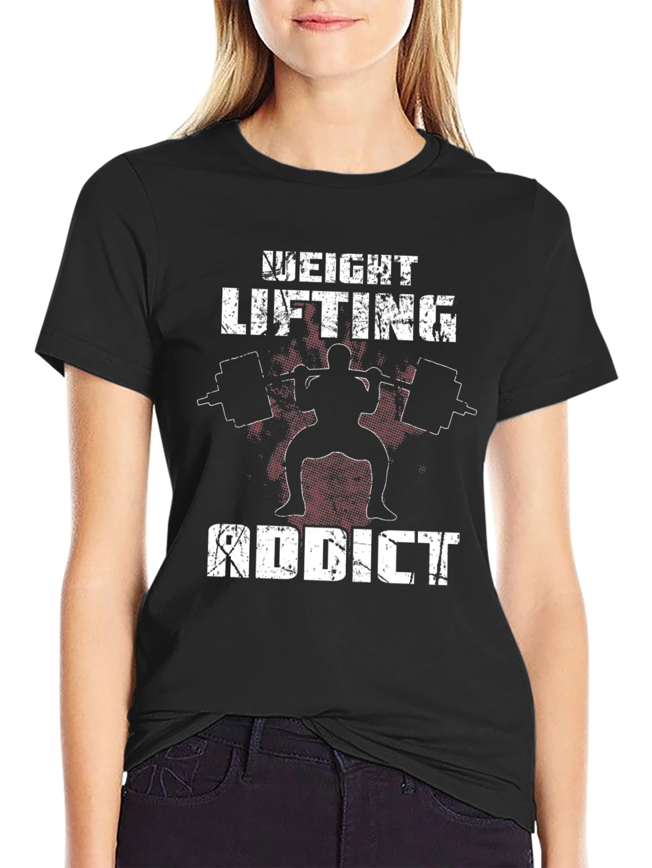 Weight Lifting Addict Graphic Tee