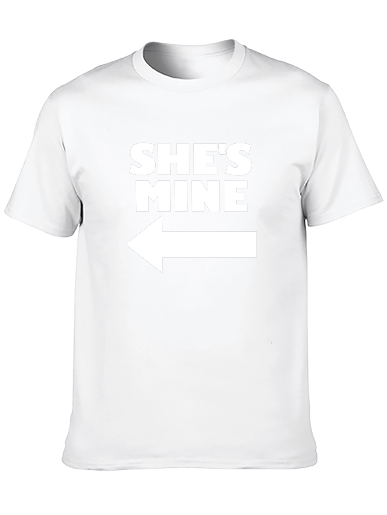 Shes Mine Graphic Tee - Couple Matching Shirt