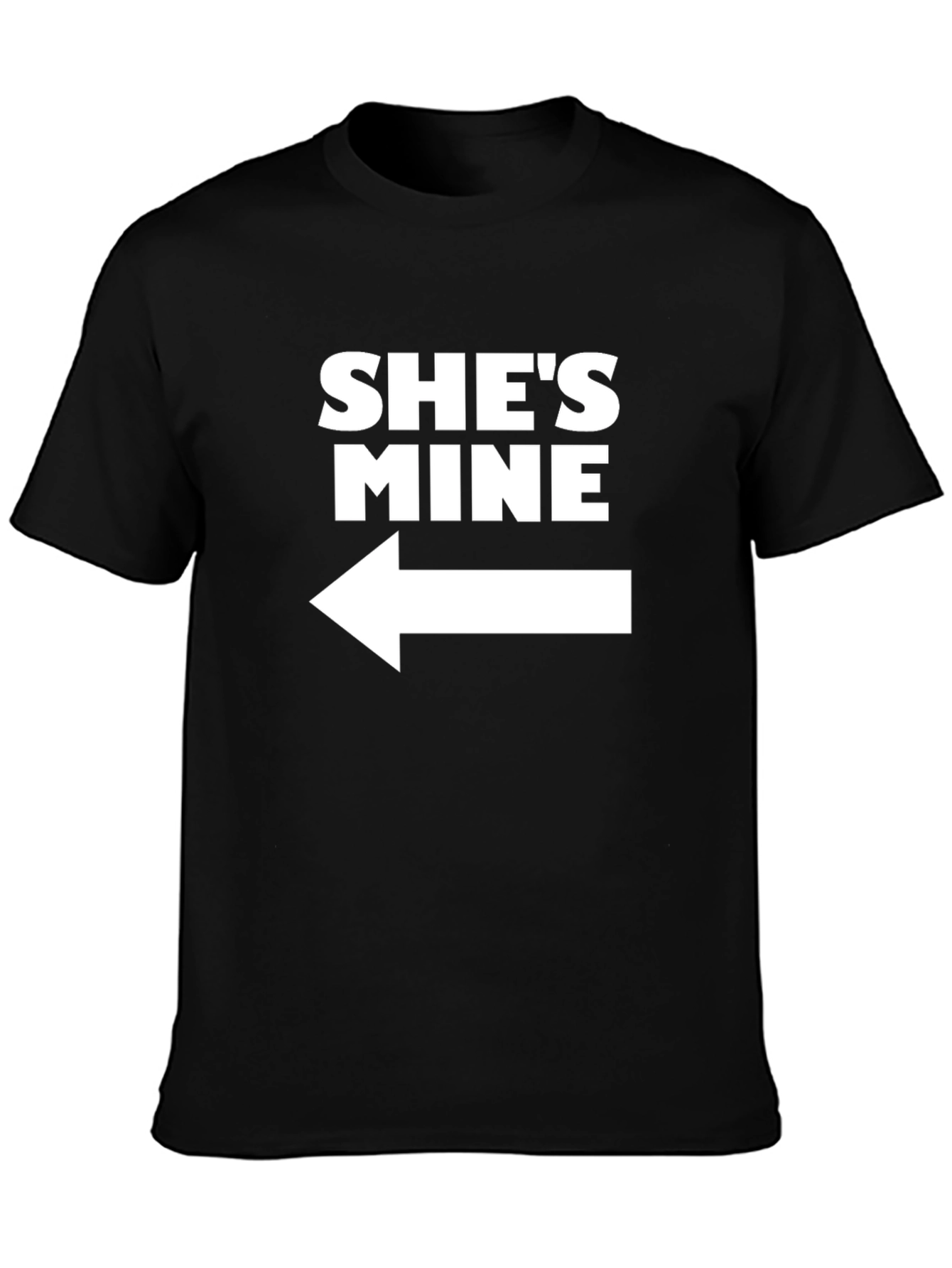 Shes Mine Graphic Tee - Couple Matching Shirt
