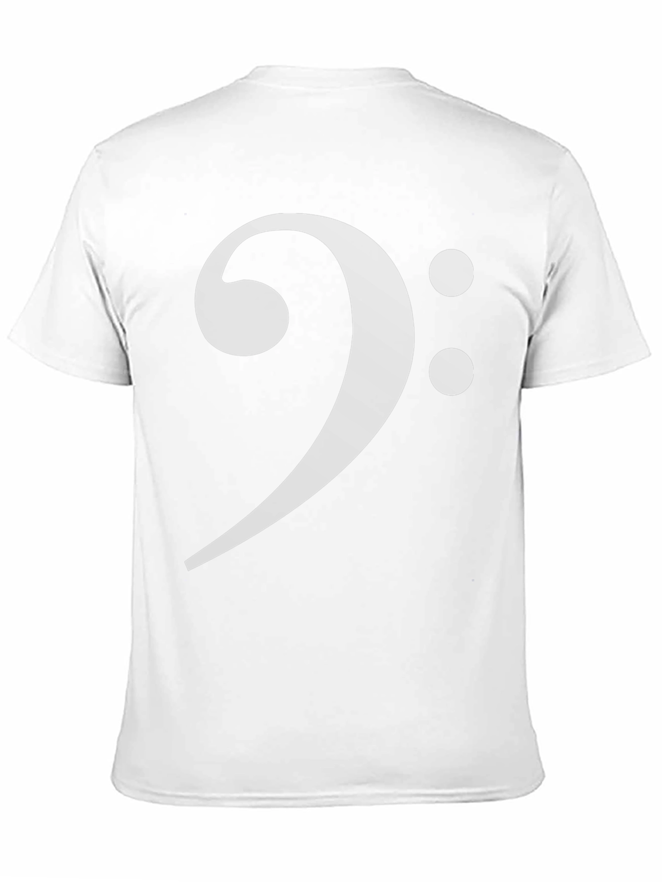 Bass Clef Graphic Tee - Musician Shirt