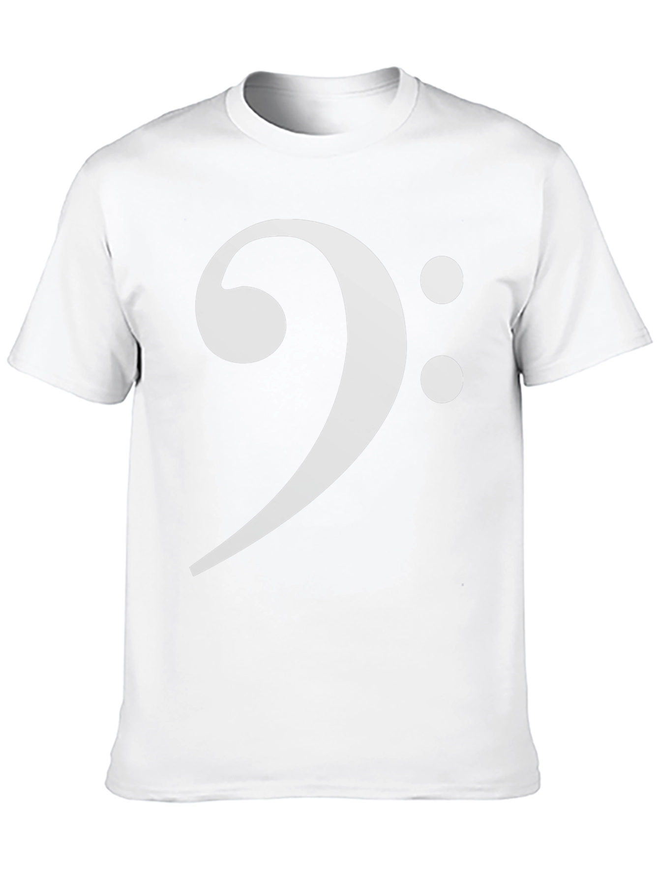 Bass Clef Graphic Tee - Musician Shirt