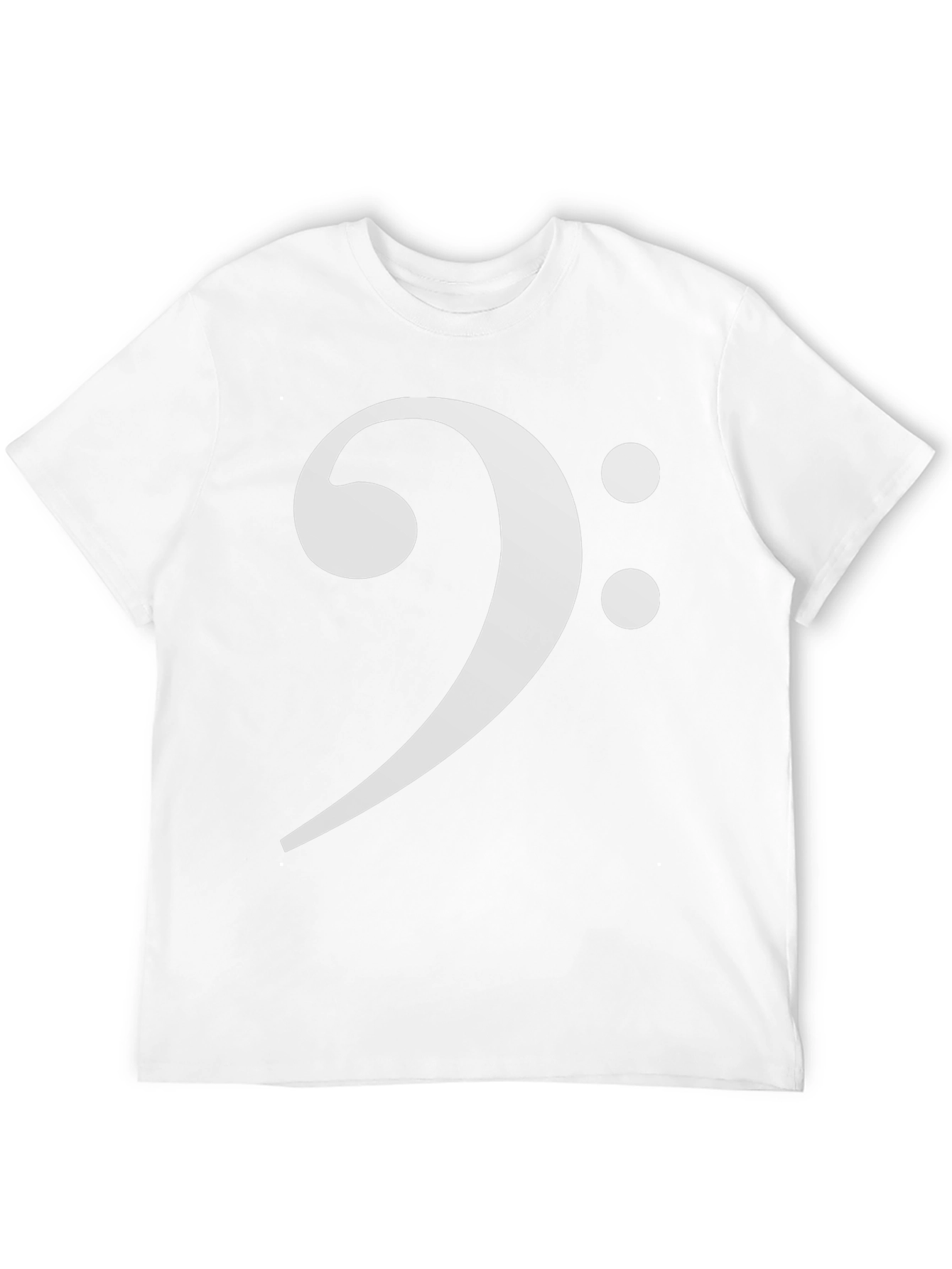 Bass Clef Graphic Tee - Musician Shirt