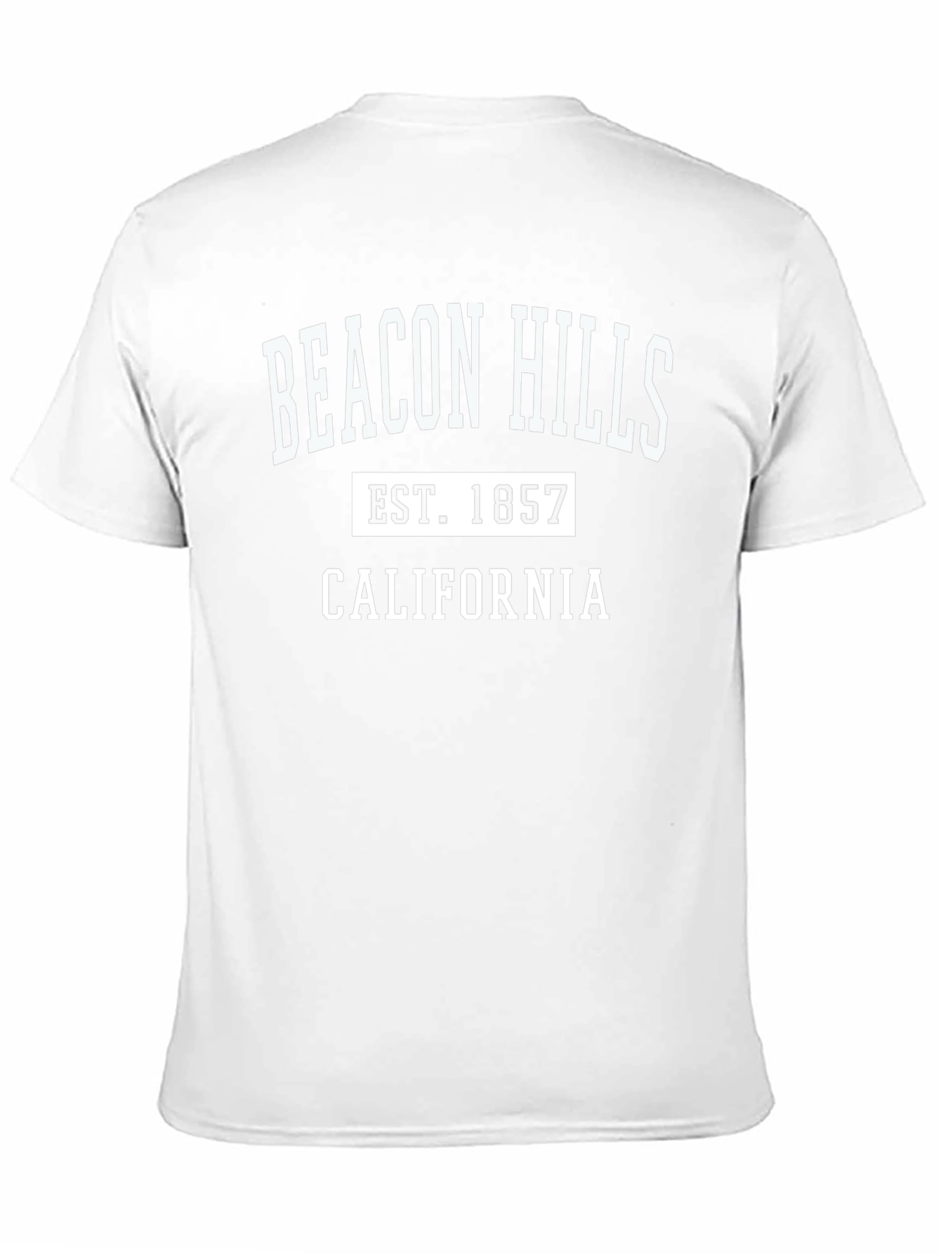 Beacon Hills California Est. 1857 Black T-Shirt