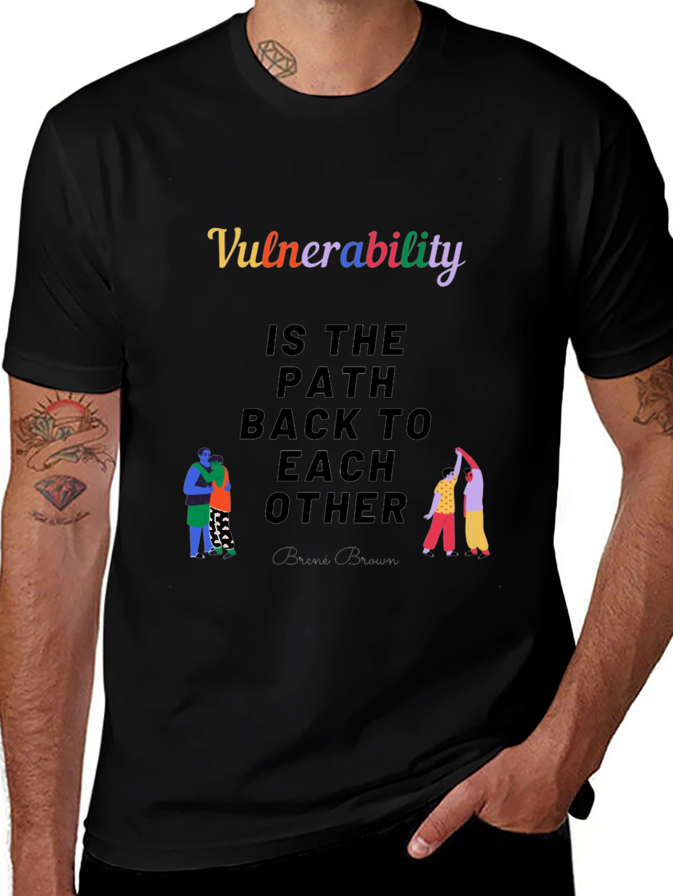 Vulnerability Path Black T-Shirt