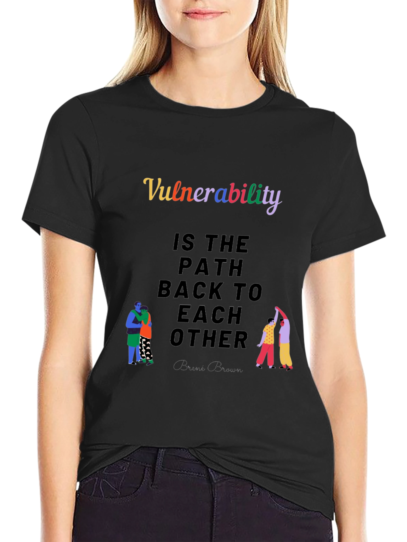 Vulnerability Path Black T-Shirt