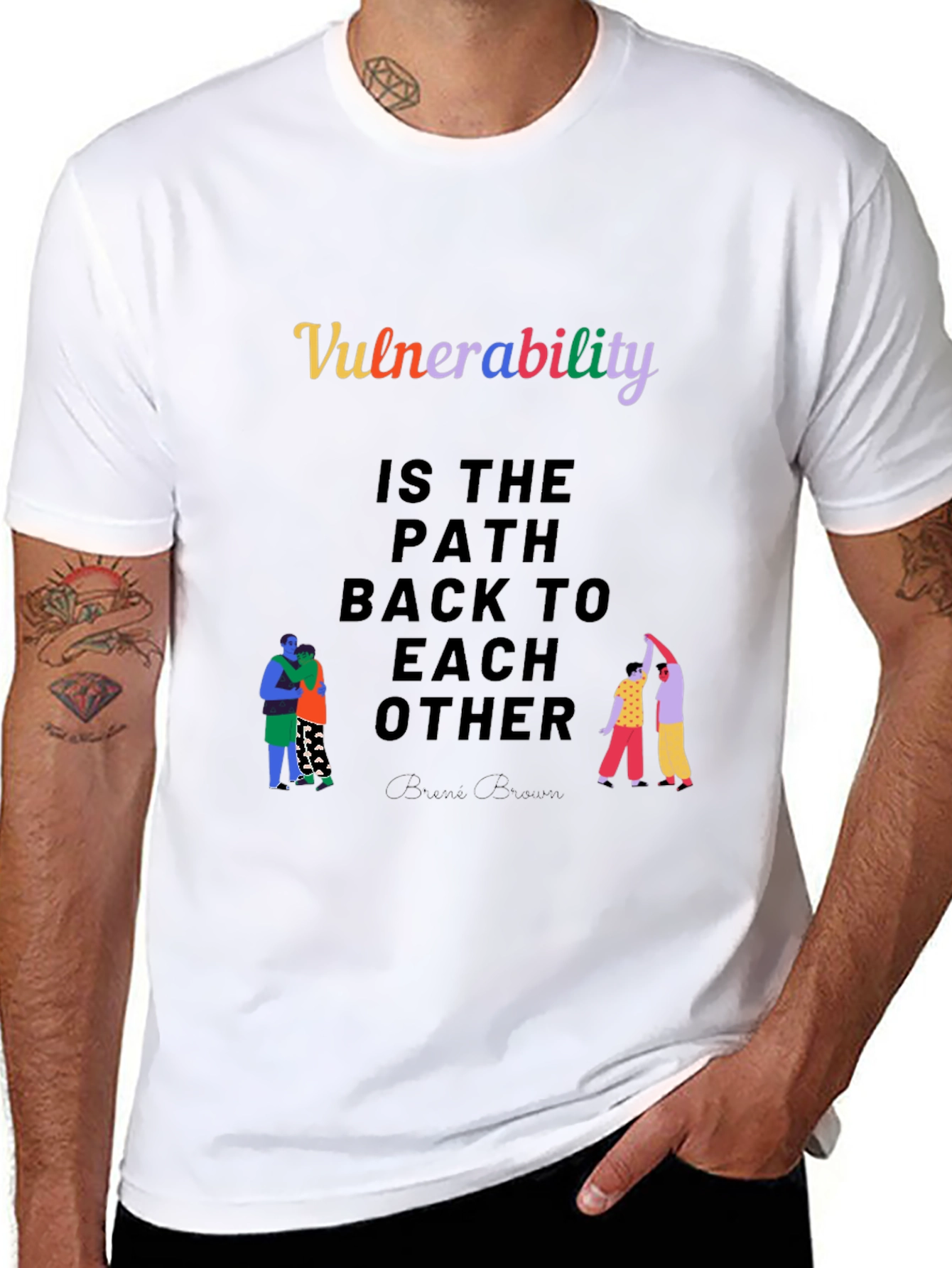 Vulnerability Path Black T-Shirt
