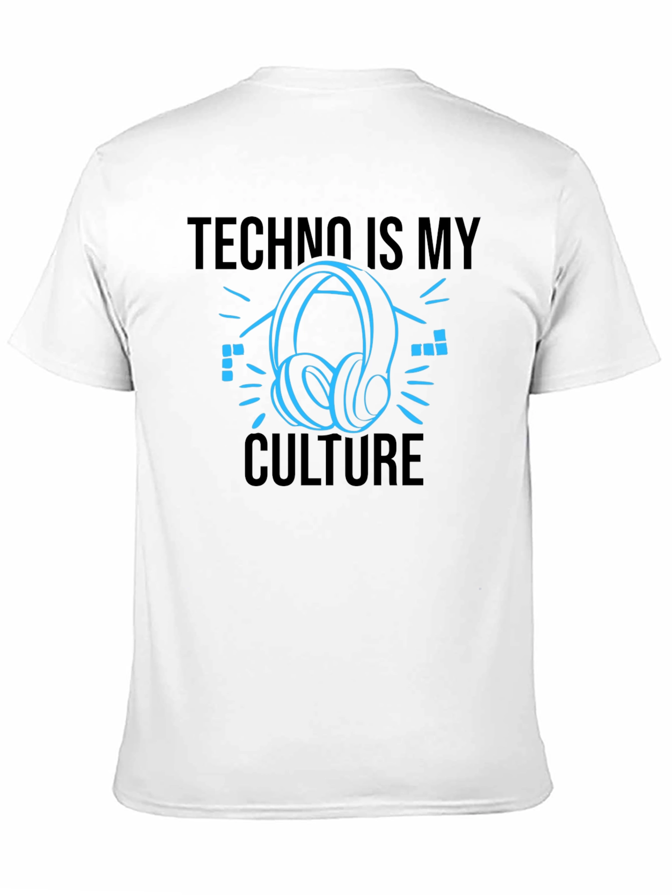 Techno Is My Culture Black T-Shirt