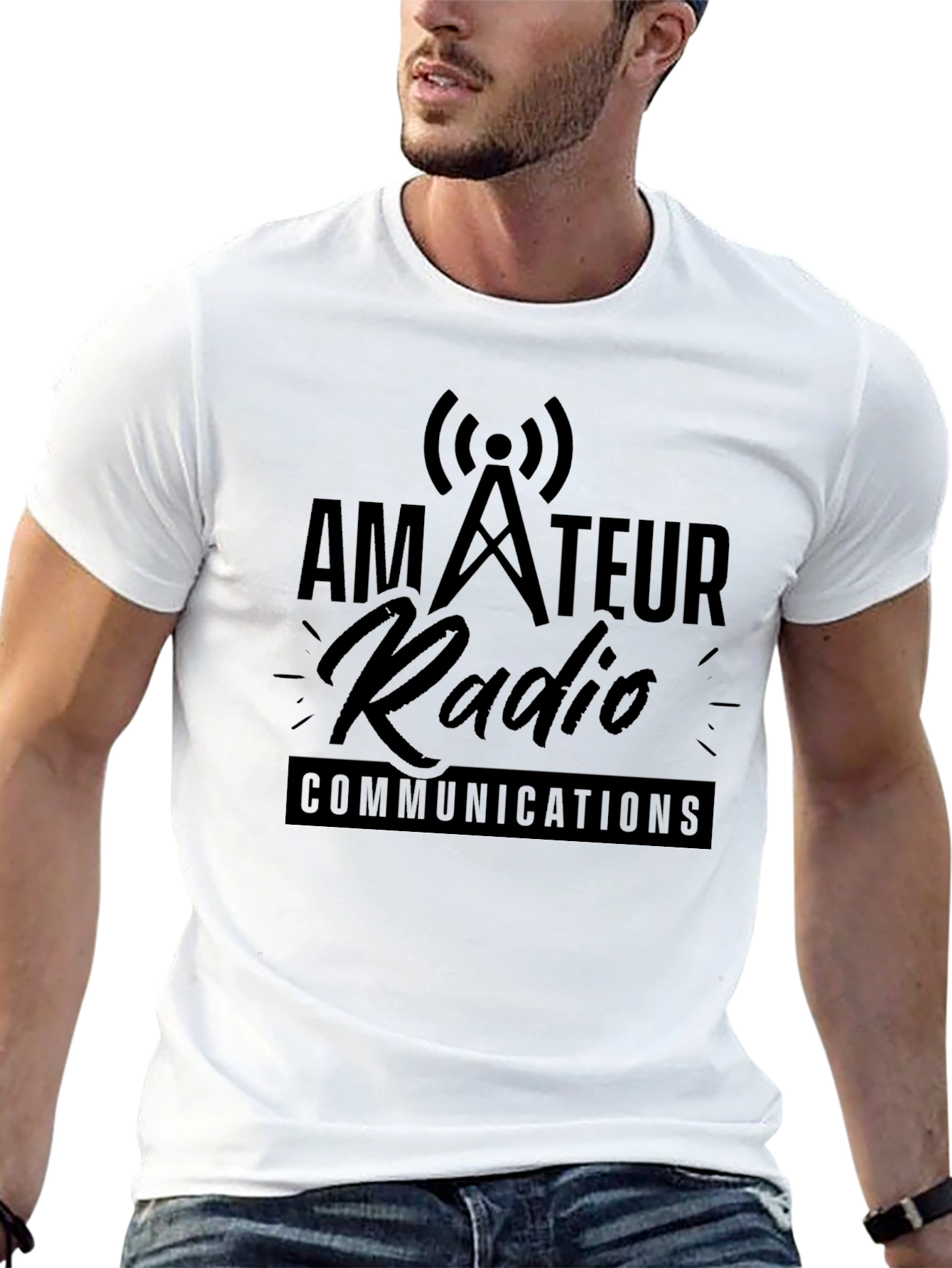 Amateur Radio Communications Black T-Shirt