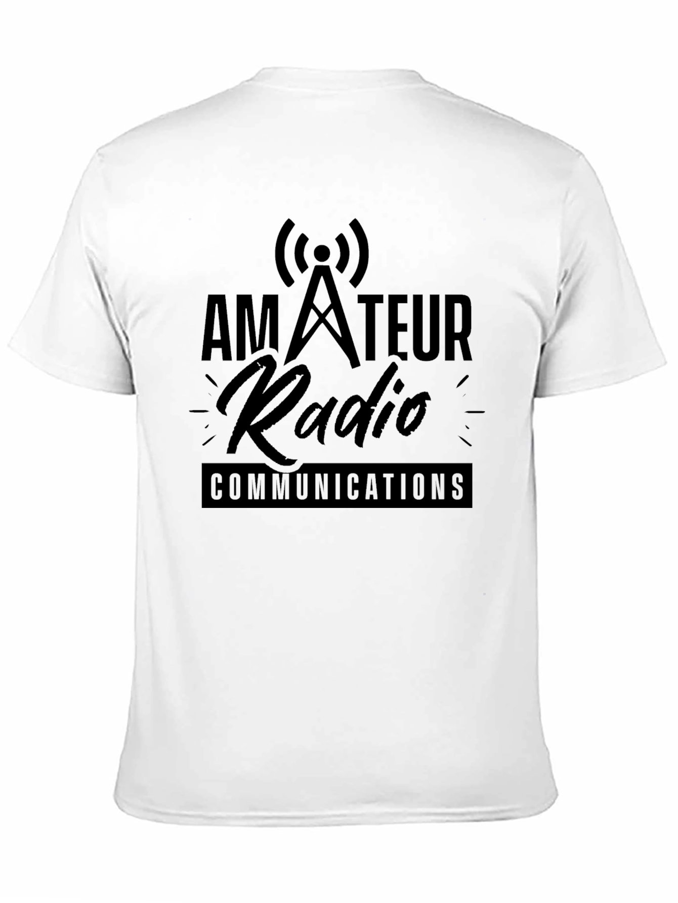 Amateur Radio Communications Black T-Shirt