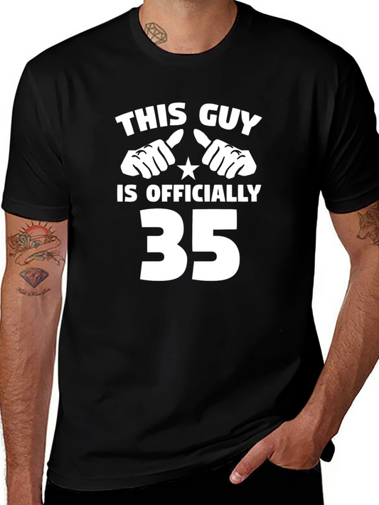 This Guy is Officially 35 Birthday T-Shirt