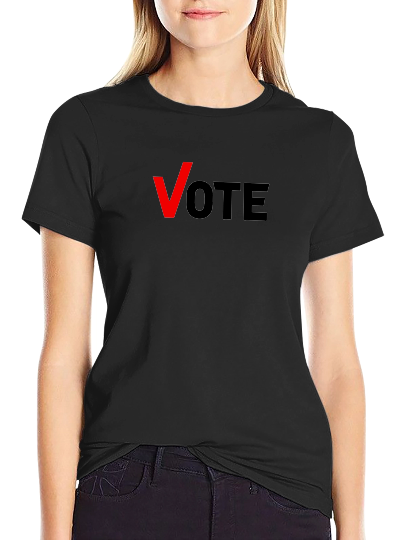 Vote T-Shirt - Black Graphic Tee