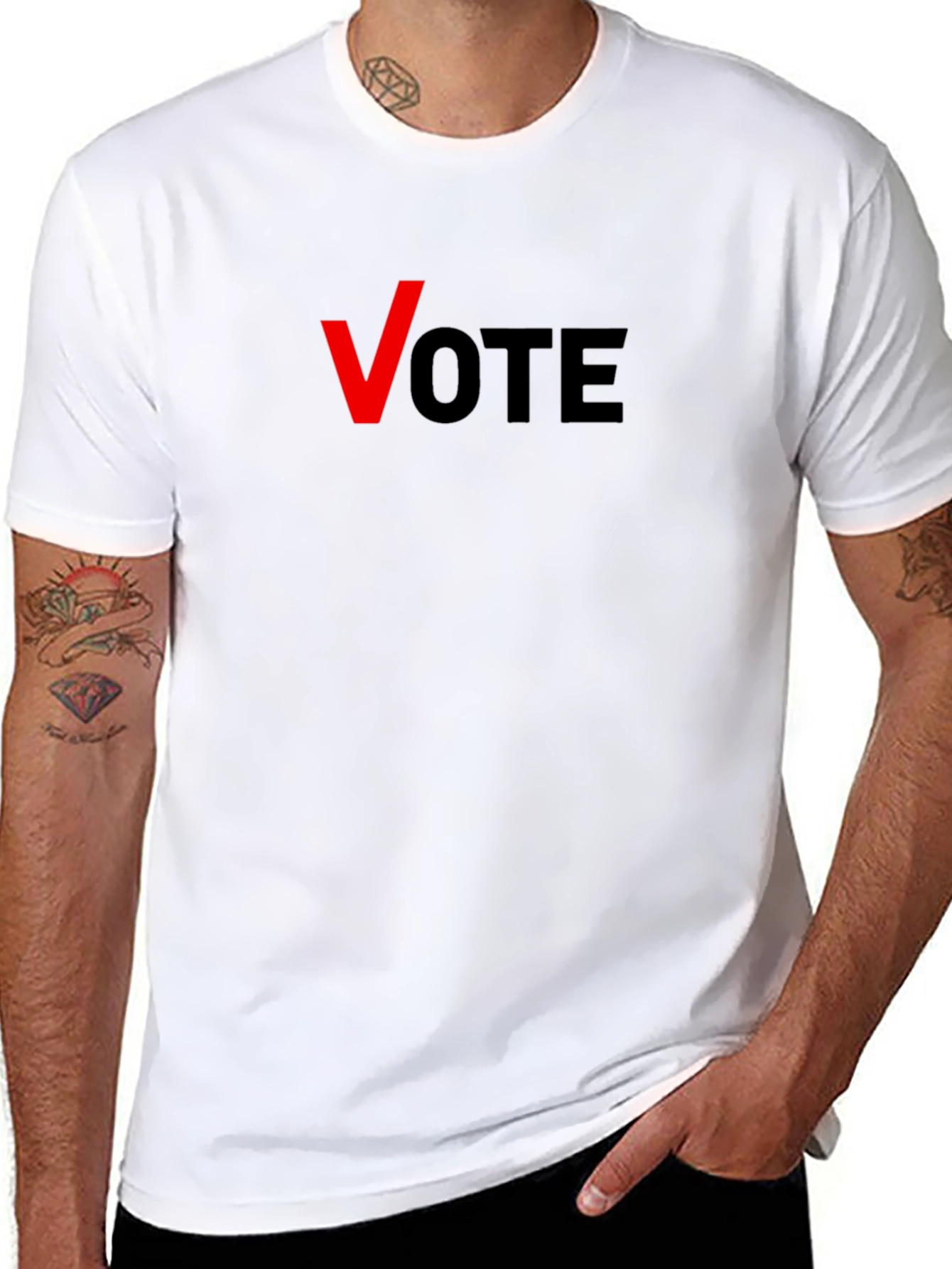Vote T-Shirt - Black Graphic Tee