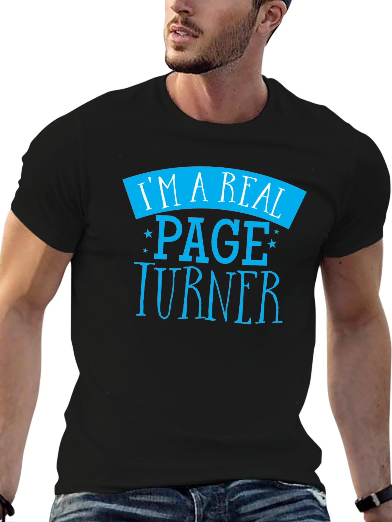 Im A Real Page Turner T-Shirt - Novelty Design