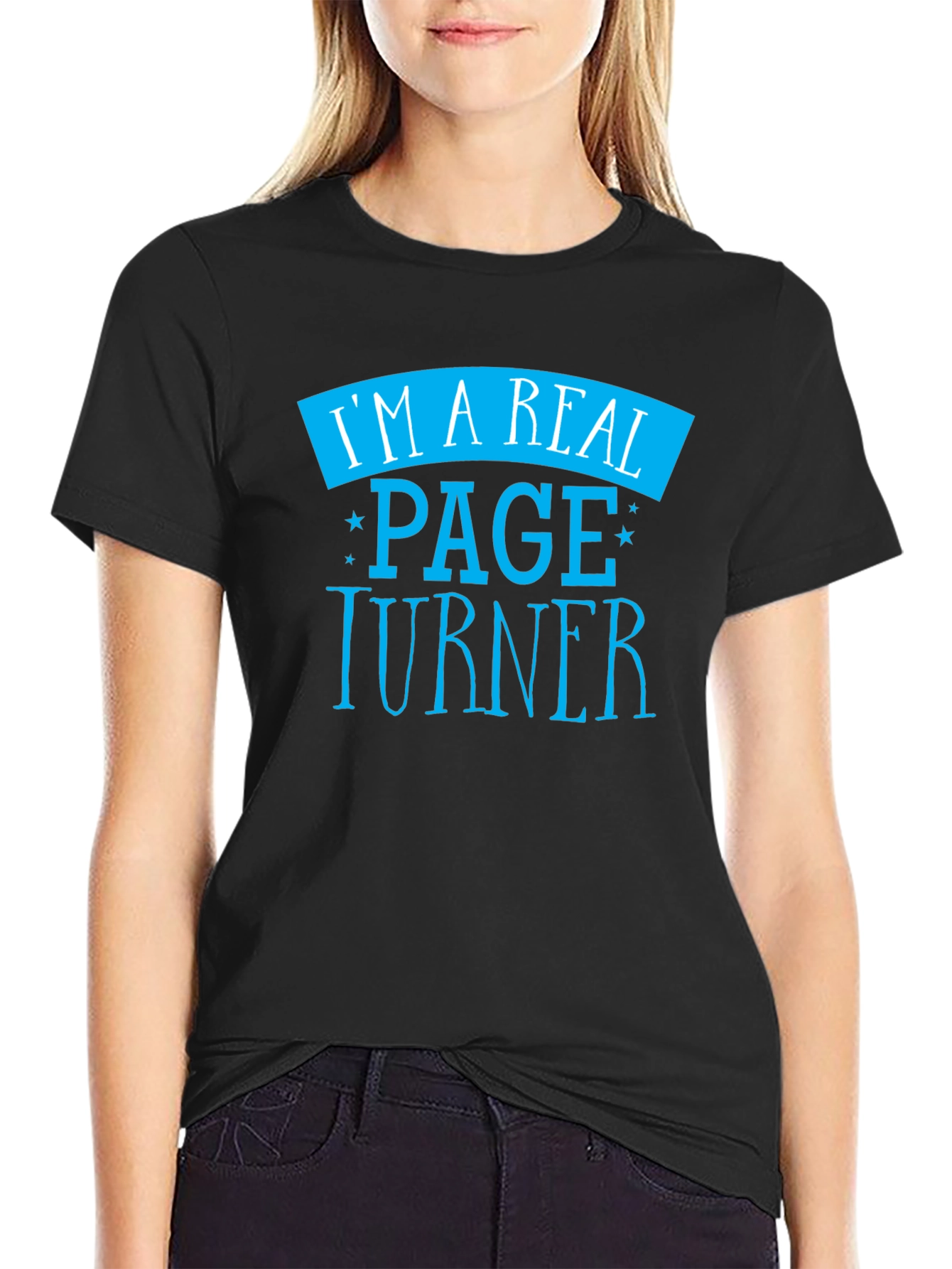 Im A Real Page Turner T-Shirt - Novelty Design