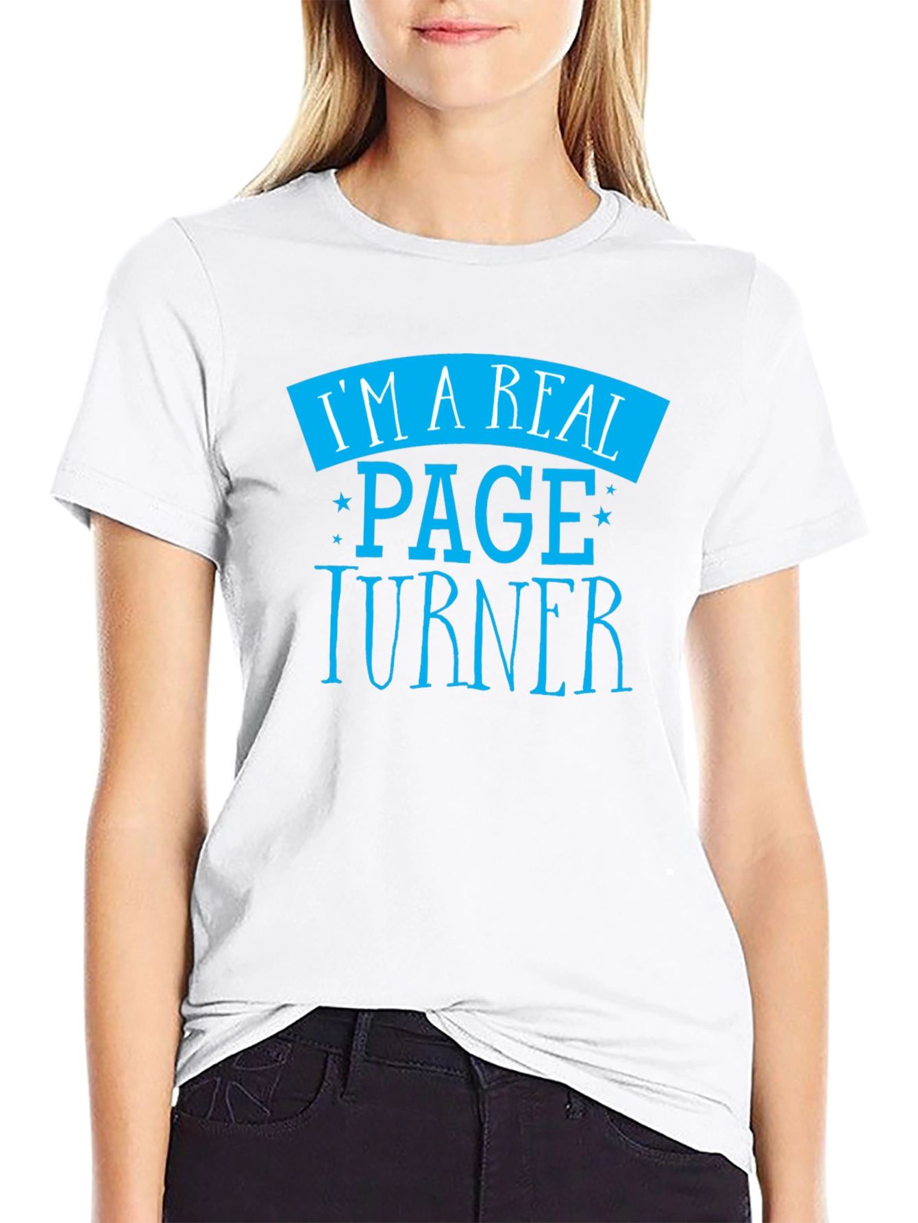 Im A Real Page Turner T-Shirt - Novelty Design