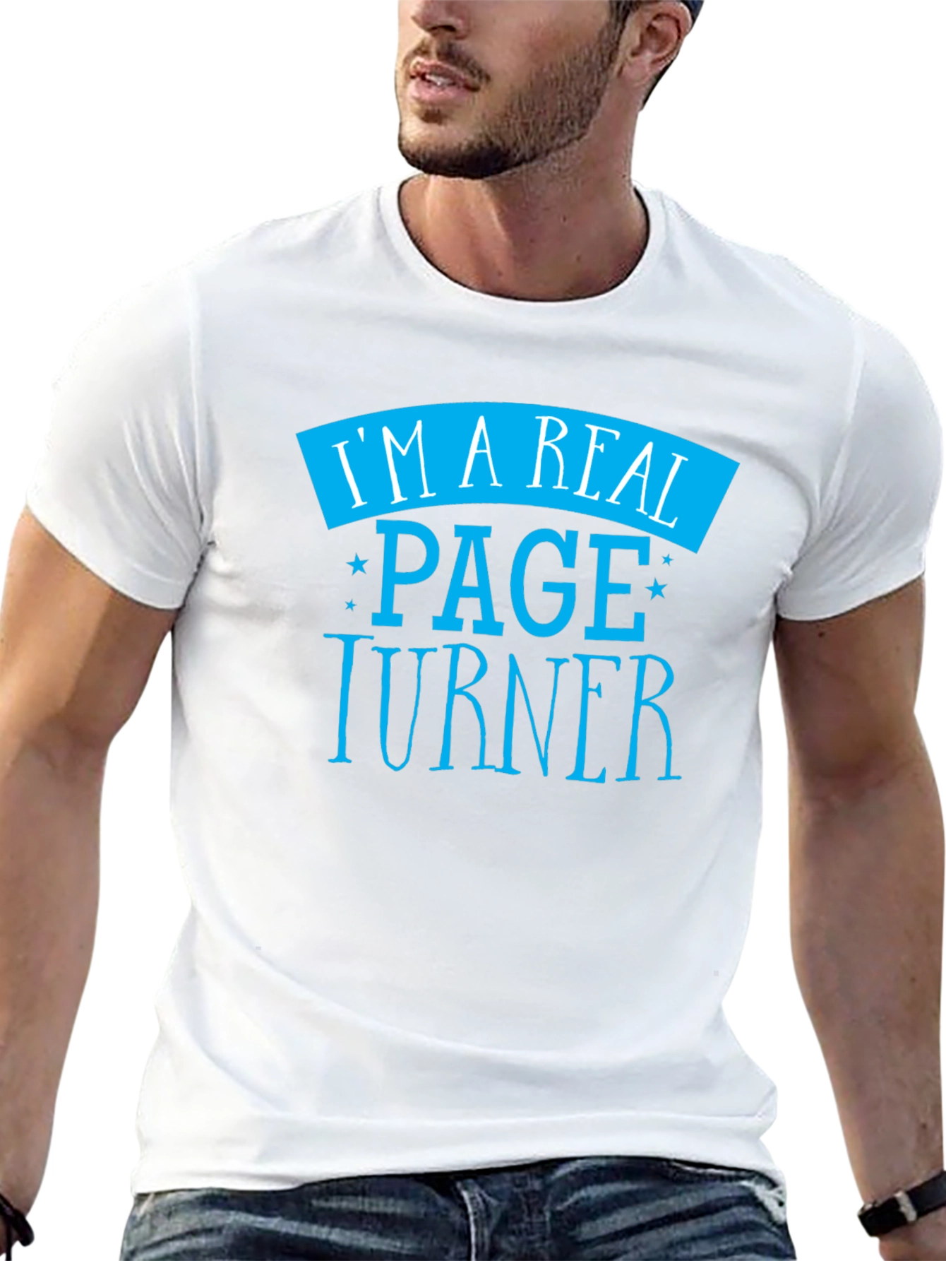 Im A Real Page Turner T-Shirt - Novelty Design