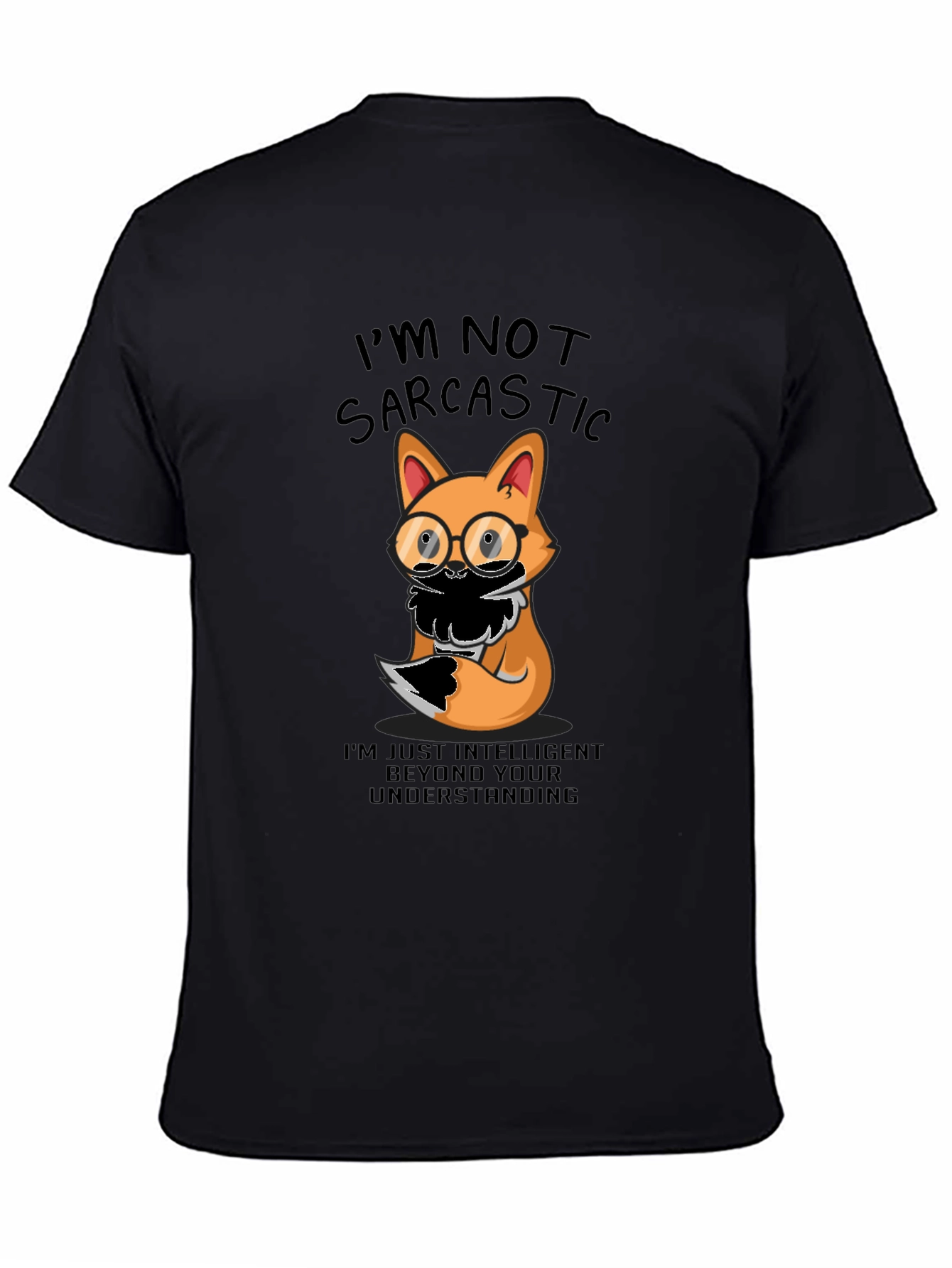 Sarcastic Fox T-Shirt - Intelligent Humor Tee