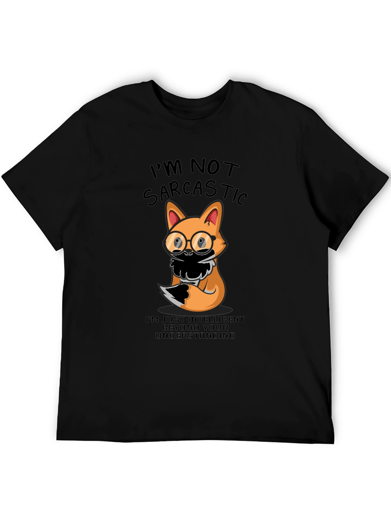Sarcastic Fox T-Shirt - Intelligent Humor Tee