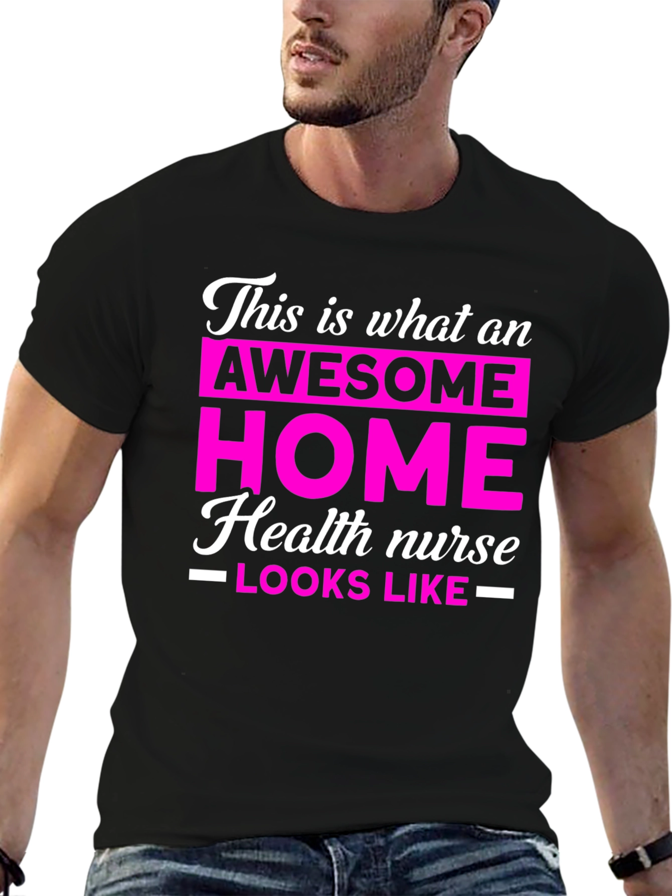 Awesome Home Health Nurse T-Shirt