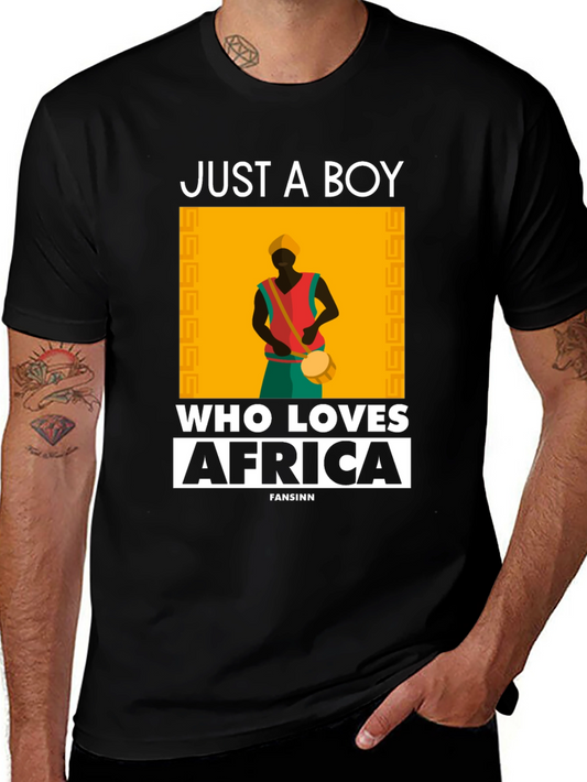 Just A Boy Who Loves Africa T-Shirt