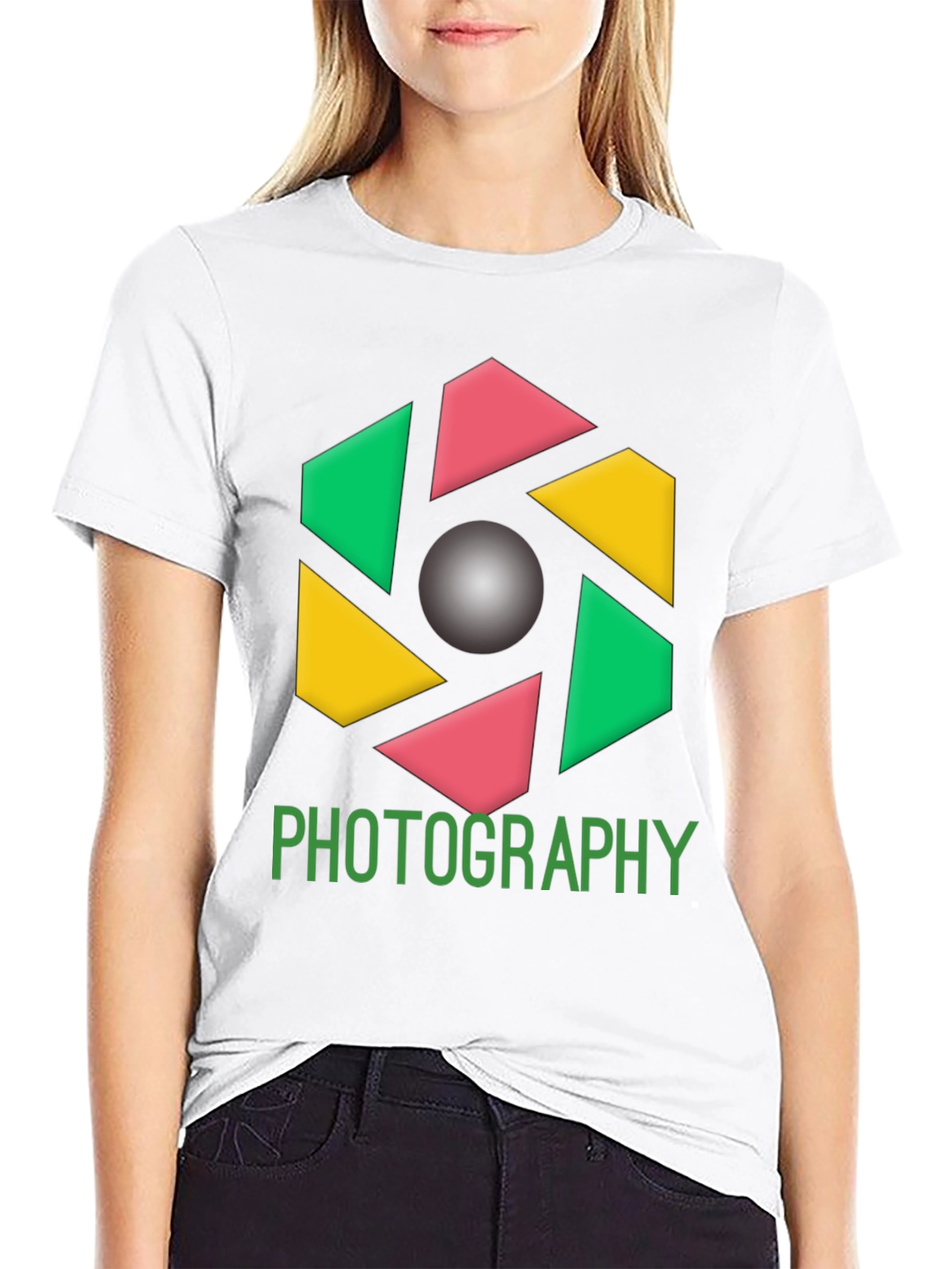 Photography Graphic Tee - Modern Camera Design