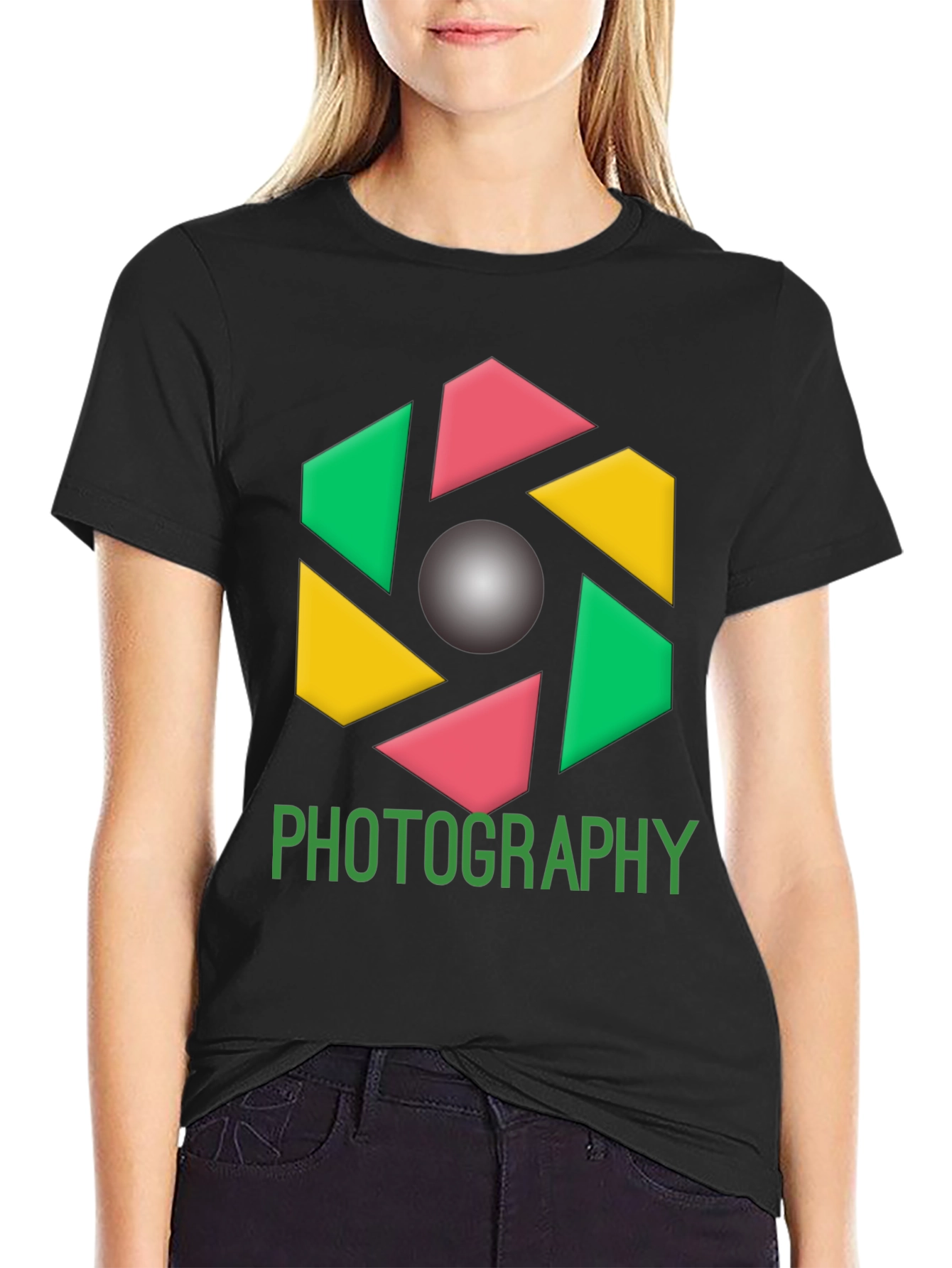 Photography Graphic Tee - Modern Camera Design