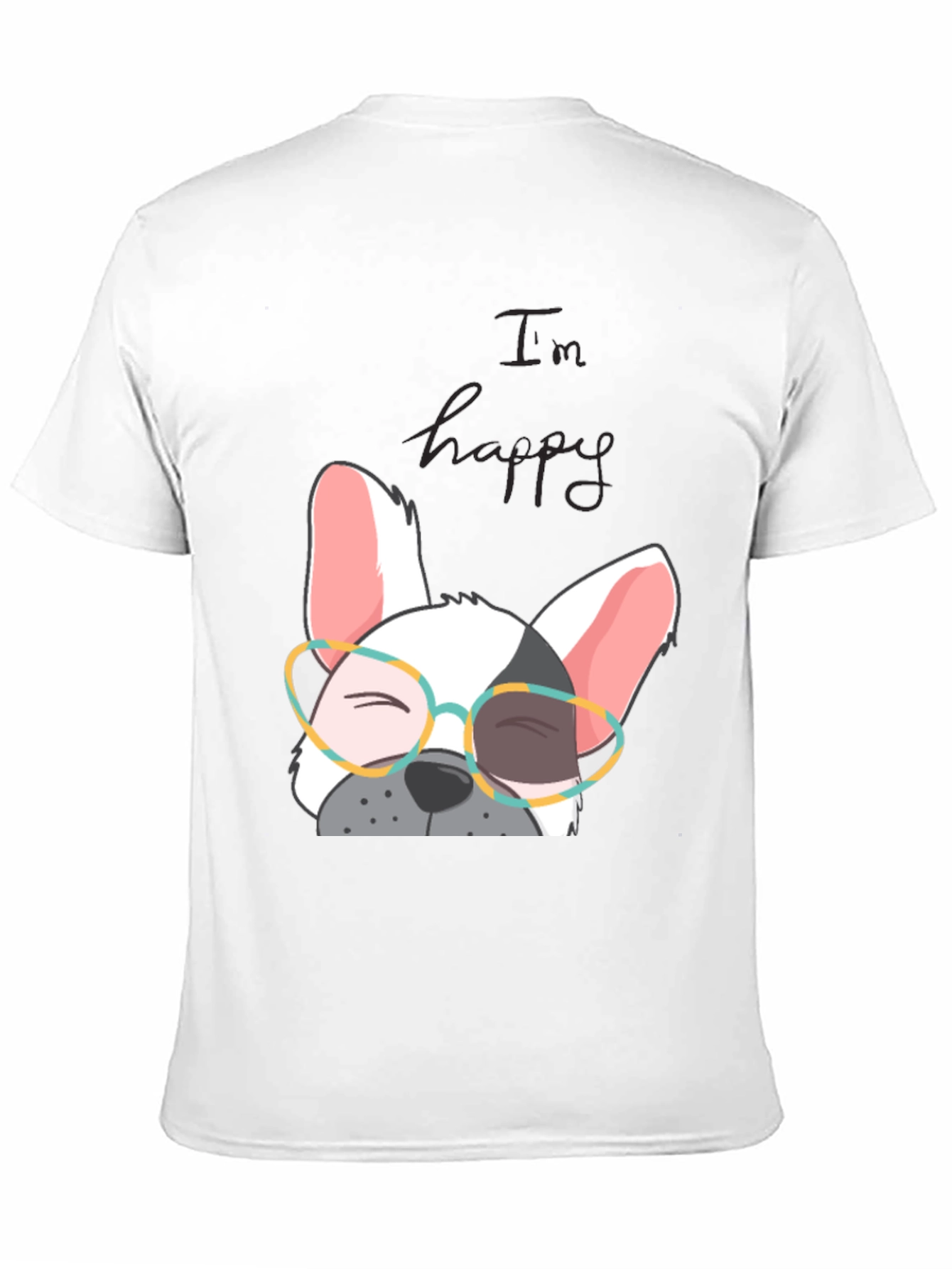 Im Happy Frenchie T-Shirt - Cute Dog Graphic Tee