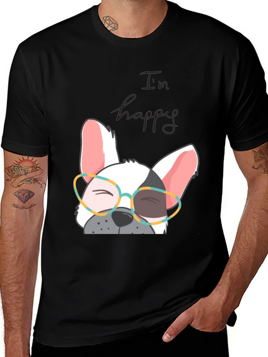 Im Happy Frenchie T-Shirt - Cute Dog Graphic Tee